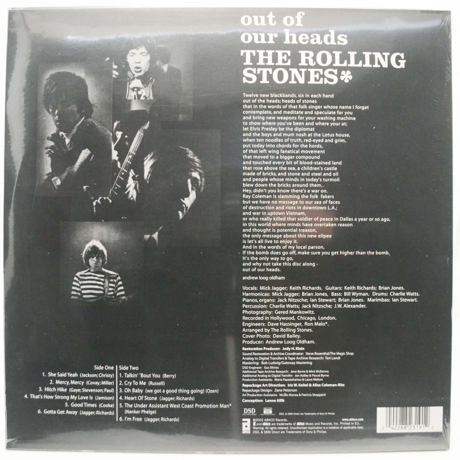 Rolling Stones — Out Of Our Heads UK, 1965