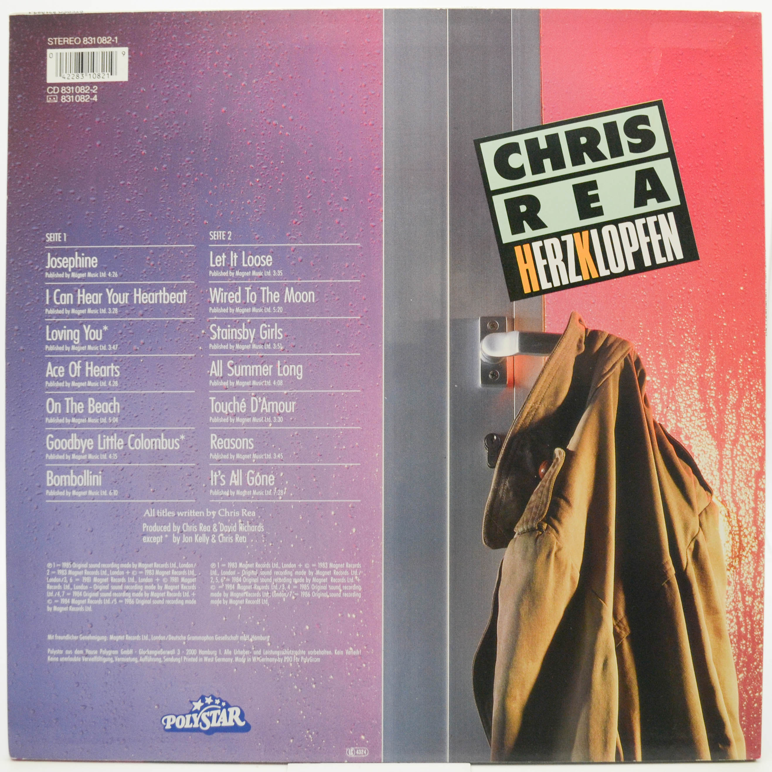 Chris Rea — Herzklopfen, 1986