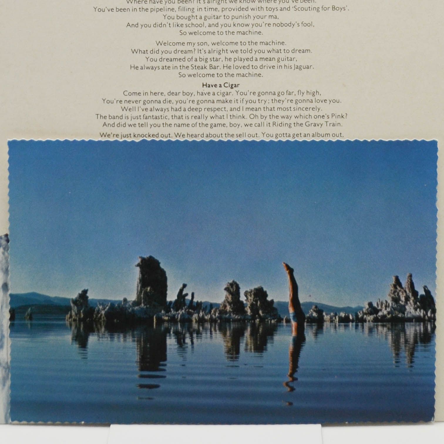 Виниловая пластинка Pink Floyd — Wish You Were Here (postcard), 1975