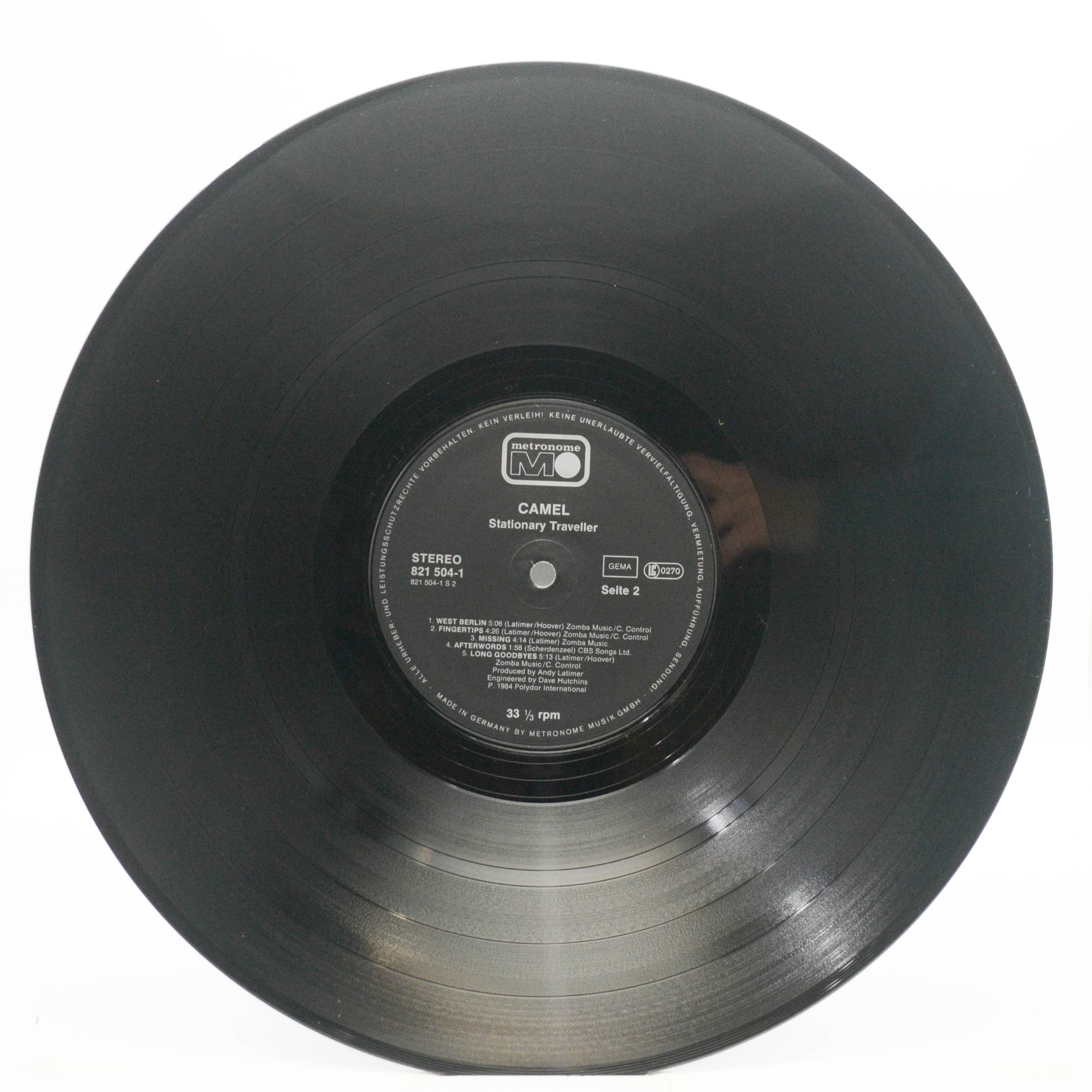 Camel — Stationary Traveller, 1984