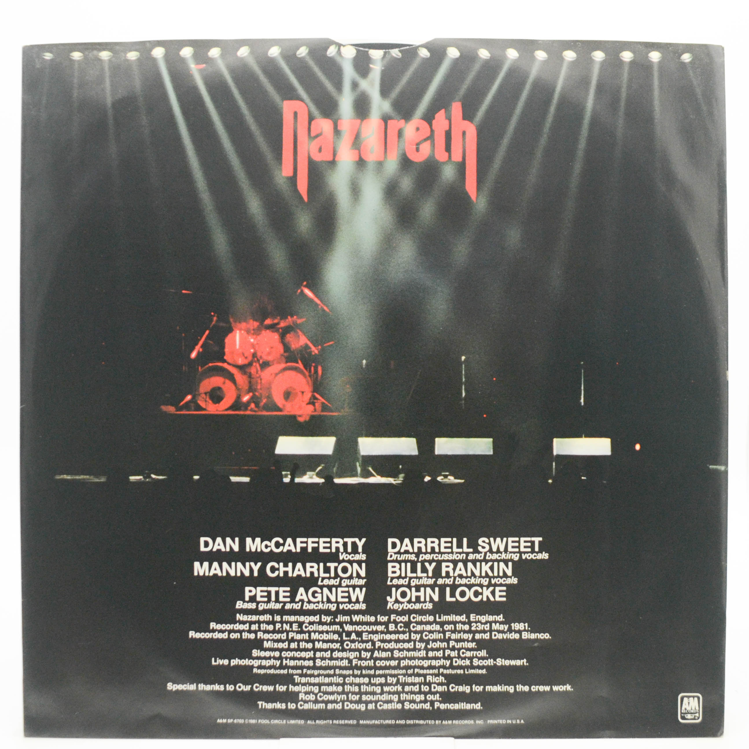 Nazareth — 'Snaz (2LP, USA, poster), 1981
