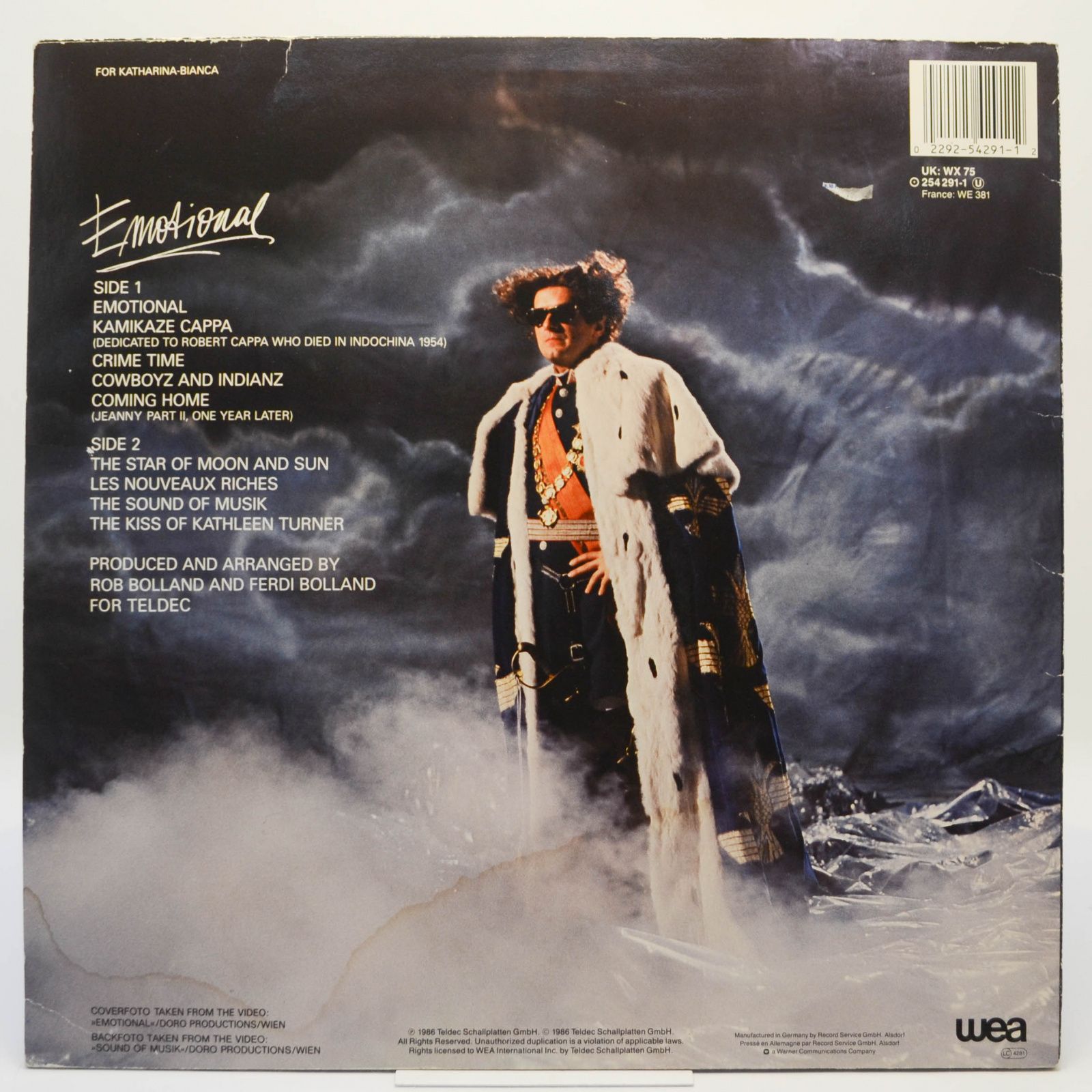 Falco — Emotional, 1986