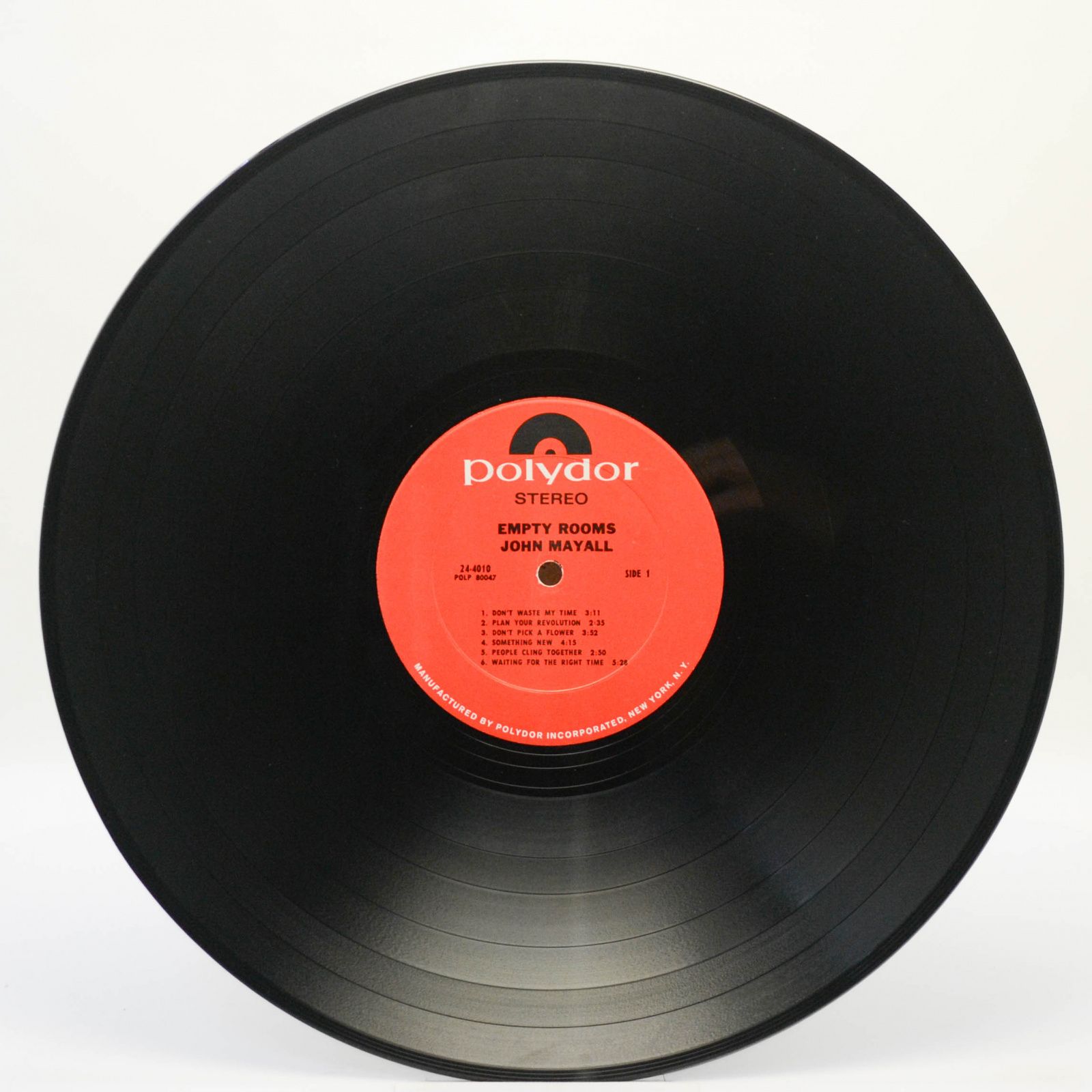 John Mayall — Empty Rooms (USA), 1970