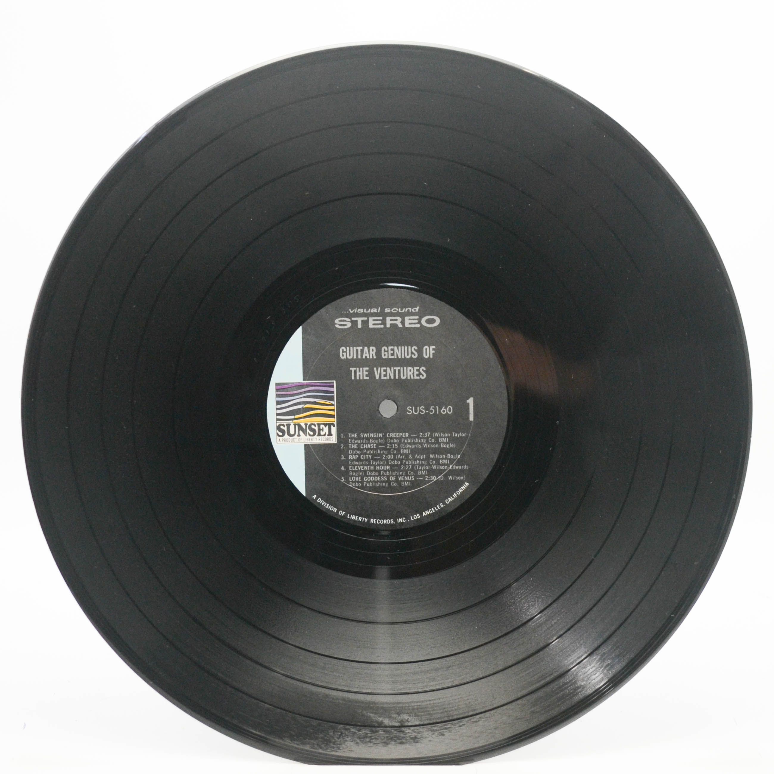 Виниловая пластинка Ventures — Guitar Genius Of The Ventures (USA), 1967