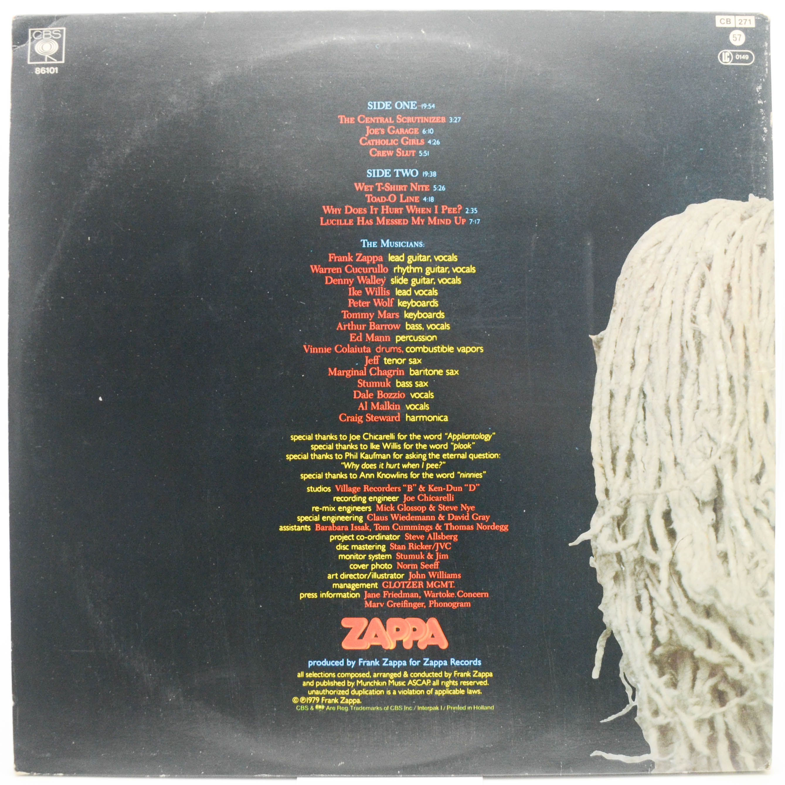 Виниловая пластинка Frank Zappa — Joe's Garage Act I, 1979
