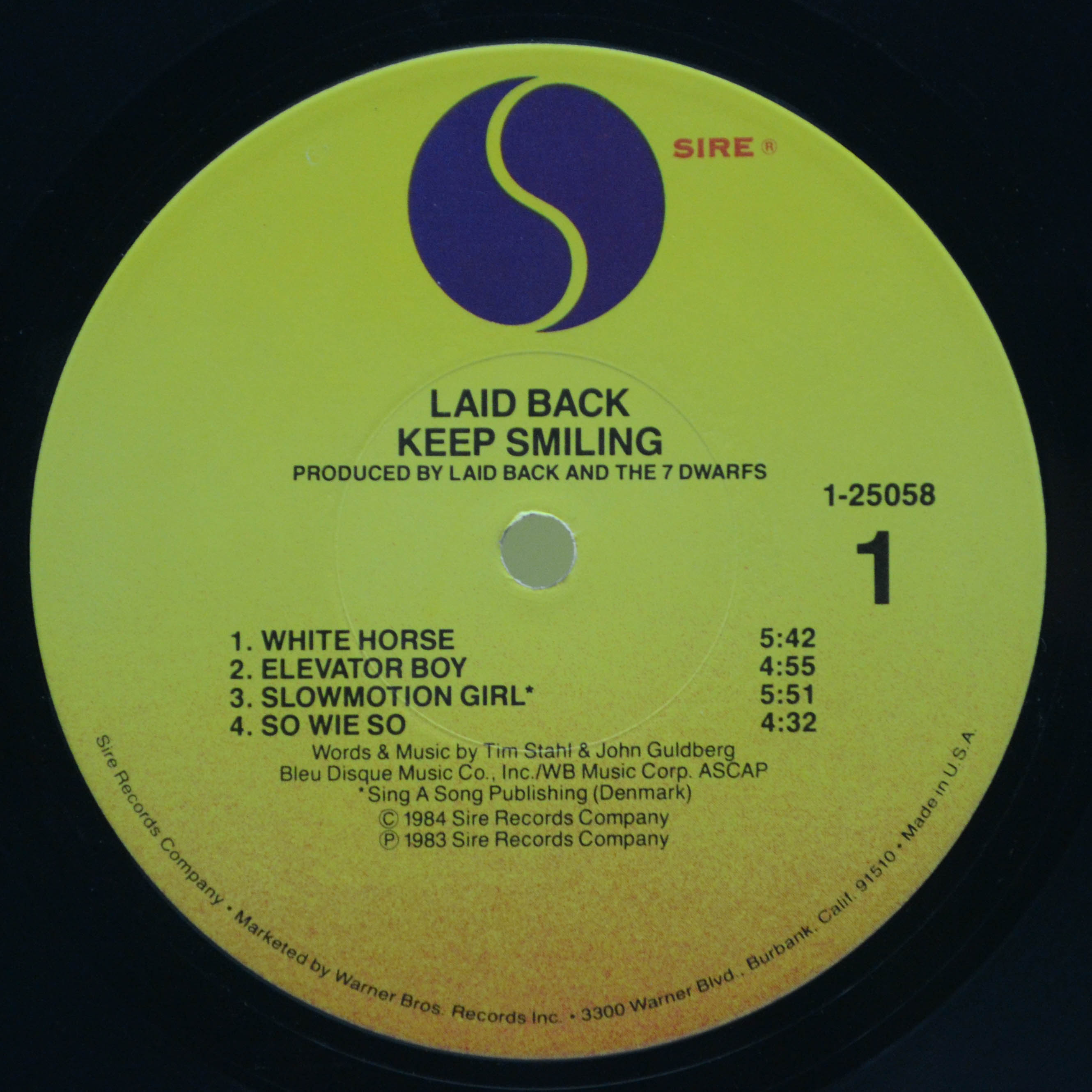 Laid Back — ...Keep Smiling, 1984