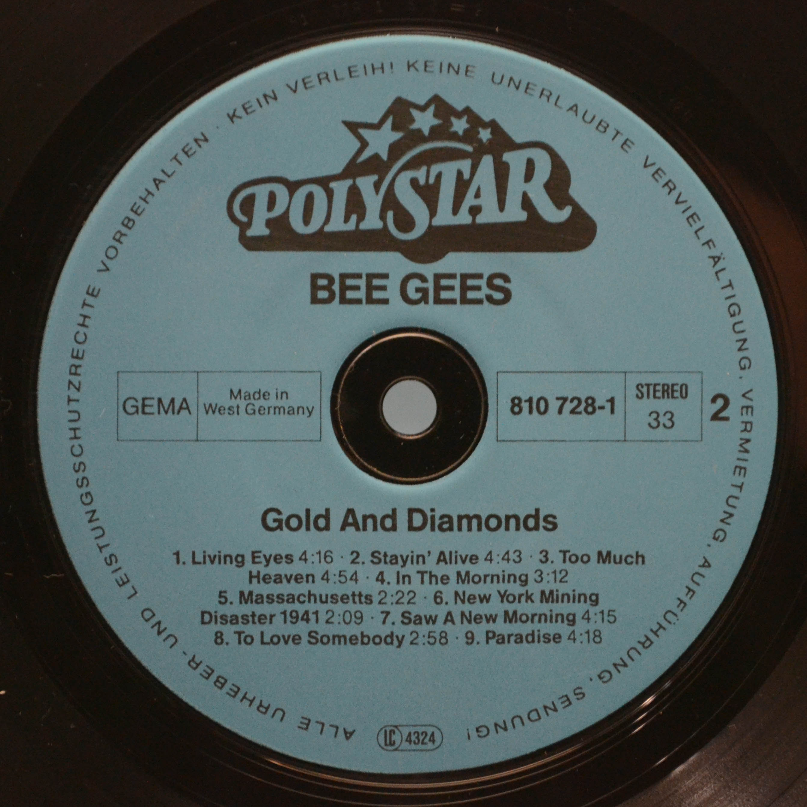Bee Gees — Gold & Diamonds, 1983