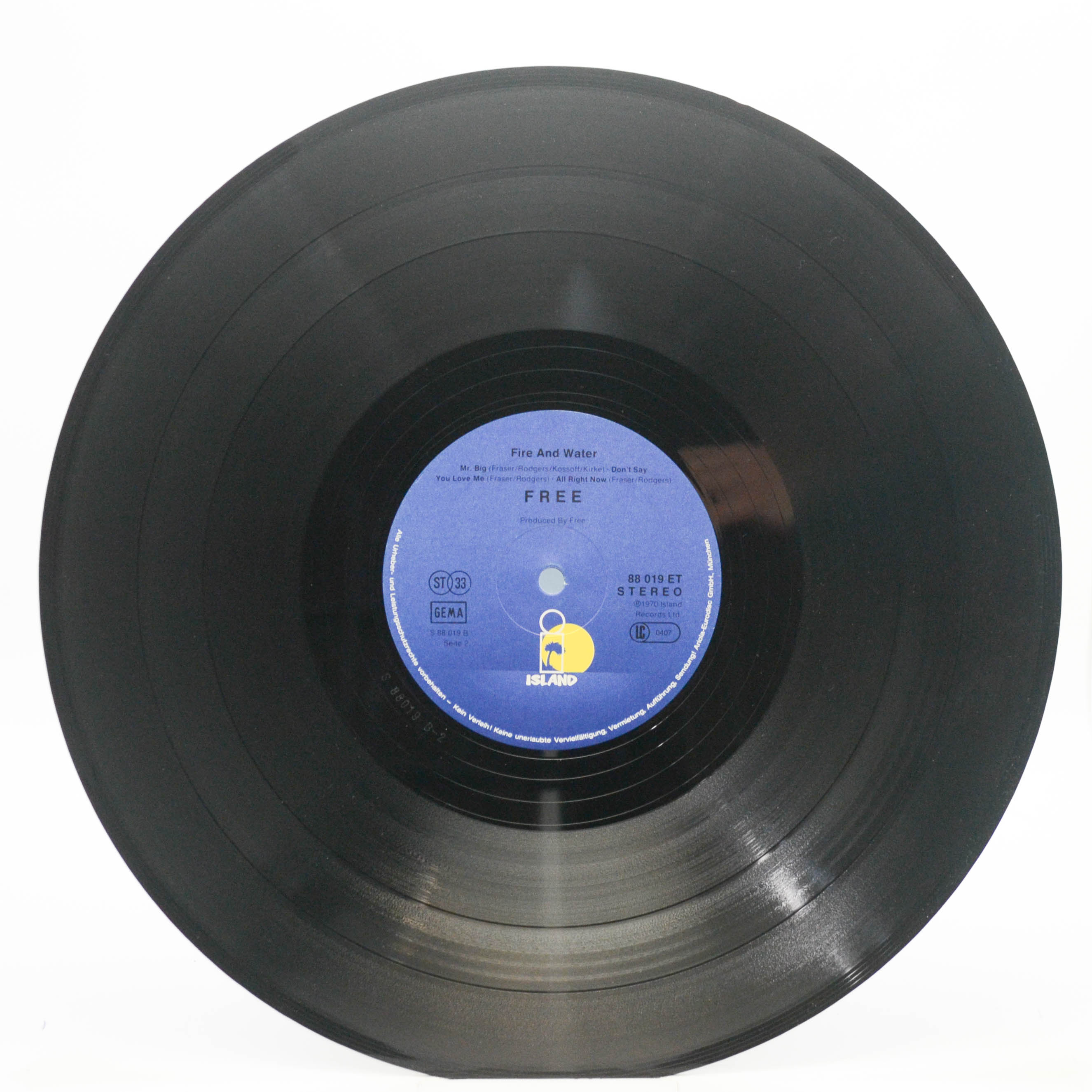 Free — Fire And Water, 1970