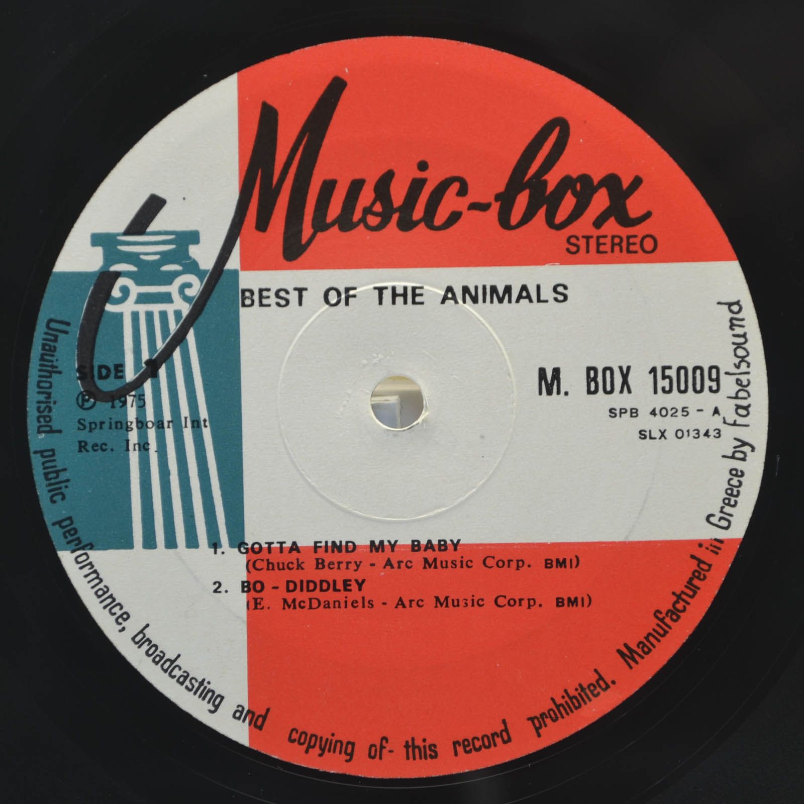 Animals — Best Of The Animals, 1979