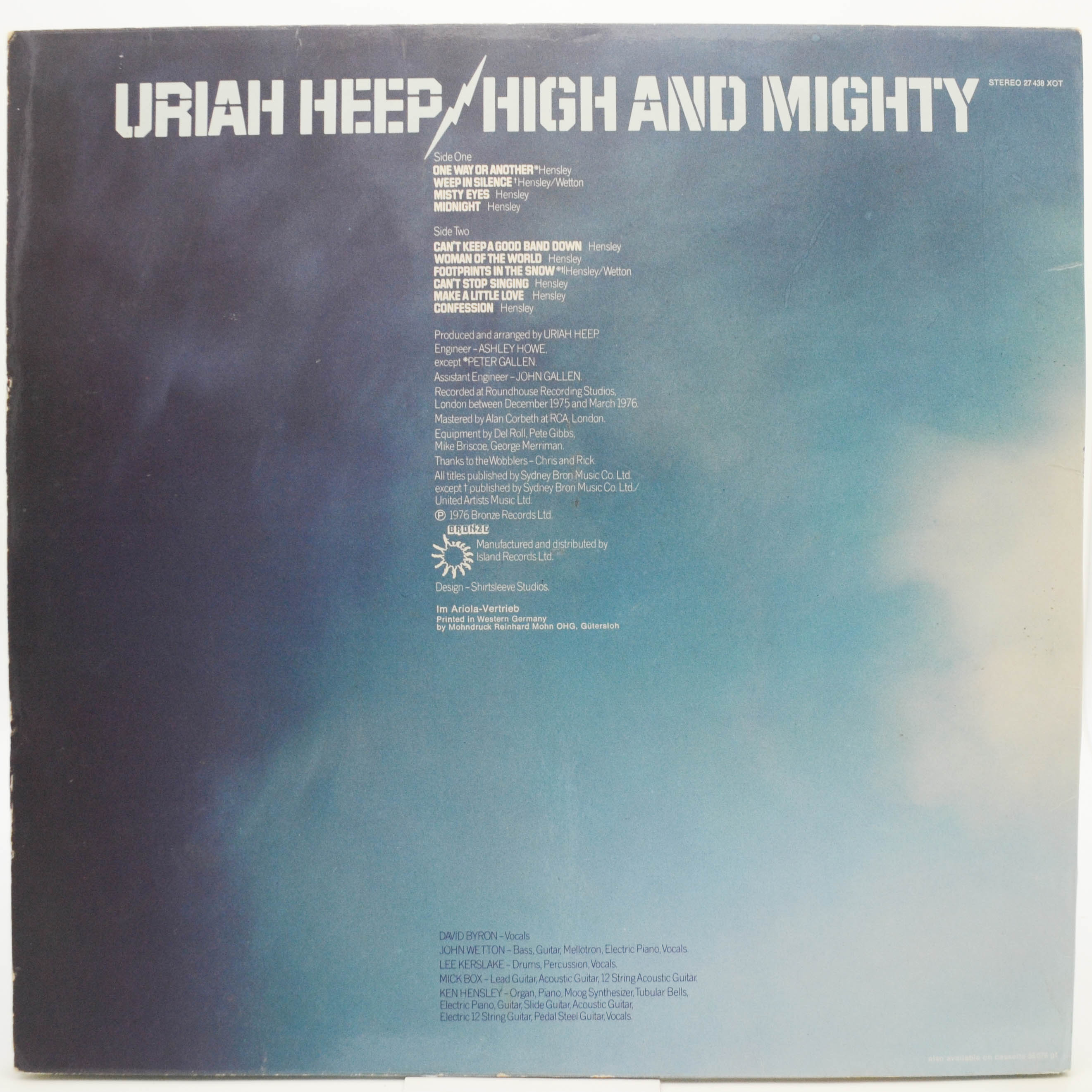 Uriah Heep — High And Mighty, 1976