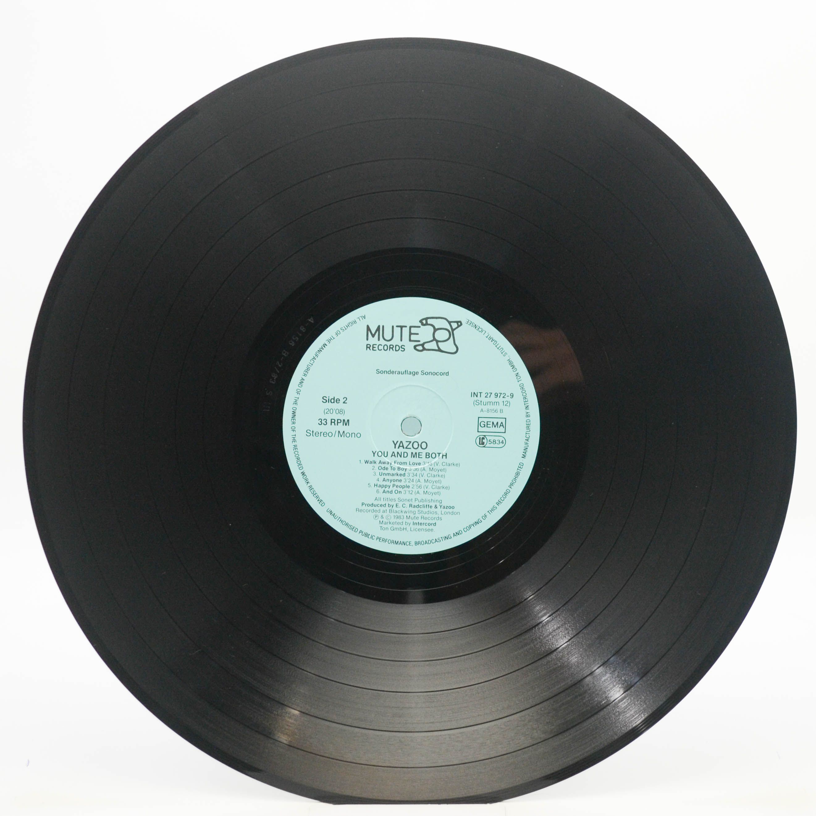 Виниловая пластинка Yazoo — You And Me Both, 1983
