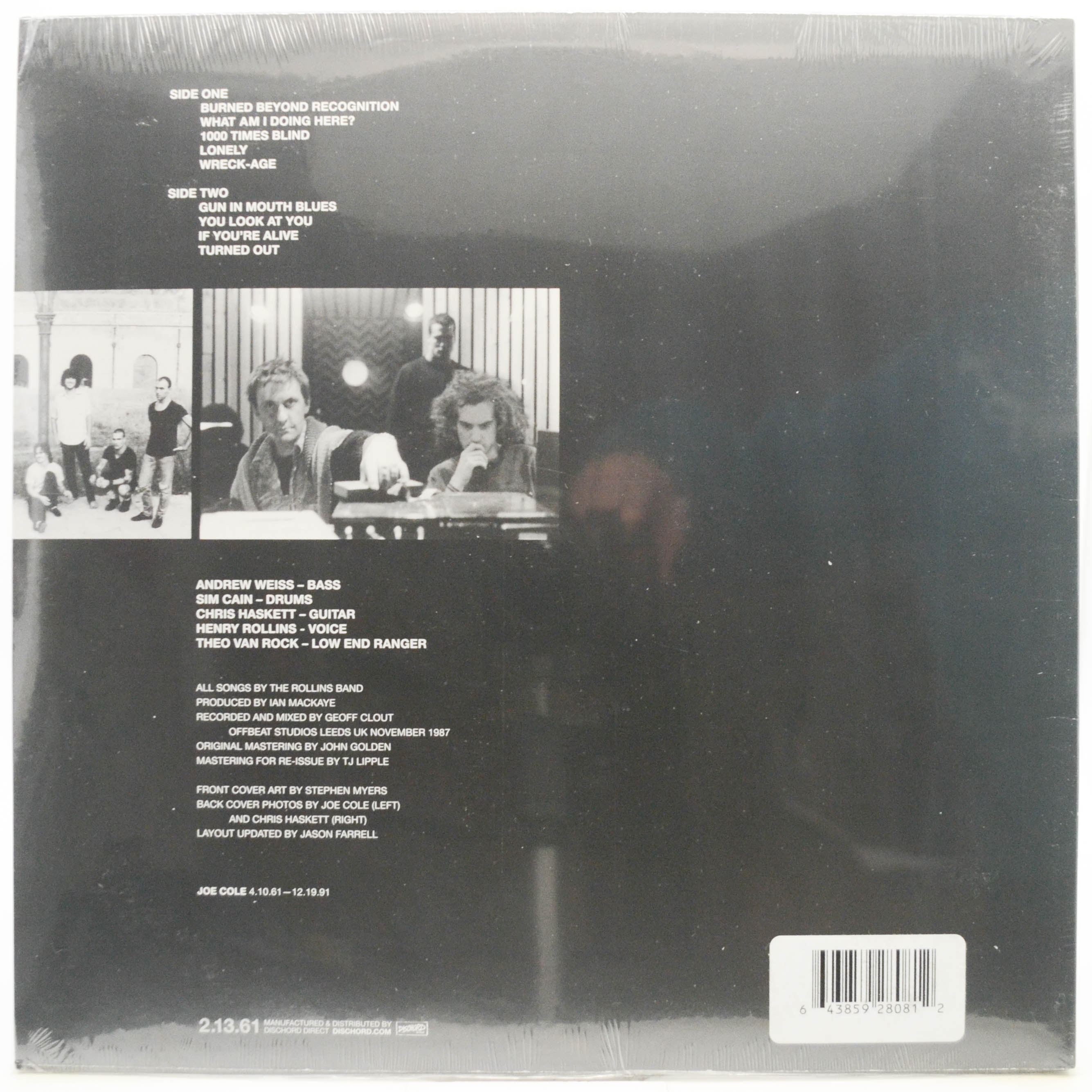 Rollins Band — Life Time, 1988