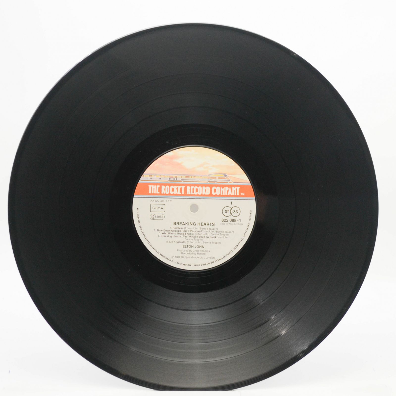 Elton John — Breaking Hearts, 1984