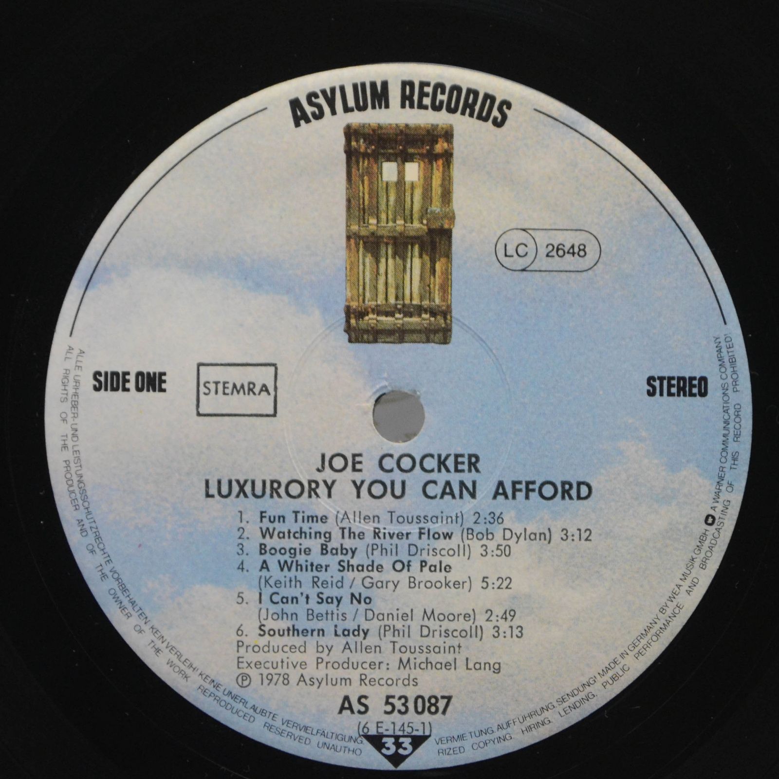 Joe Cocker — Luxury You Can Afford, 1978