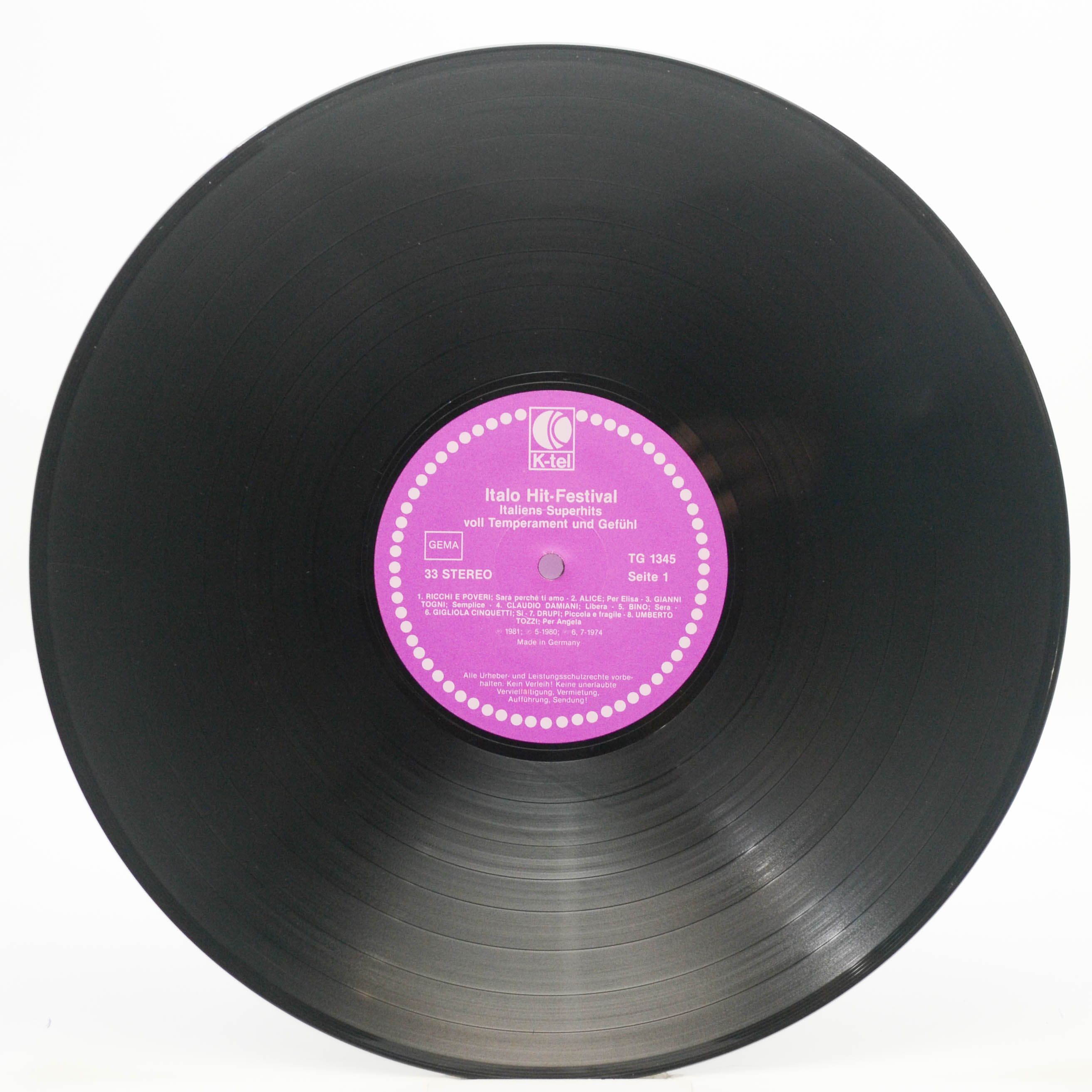 Various — Italo Hit Festival, 1981