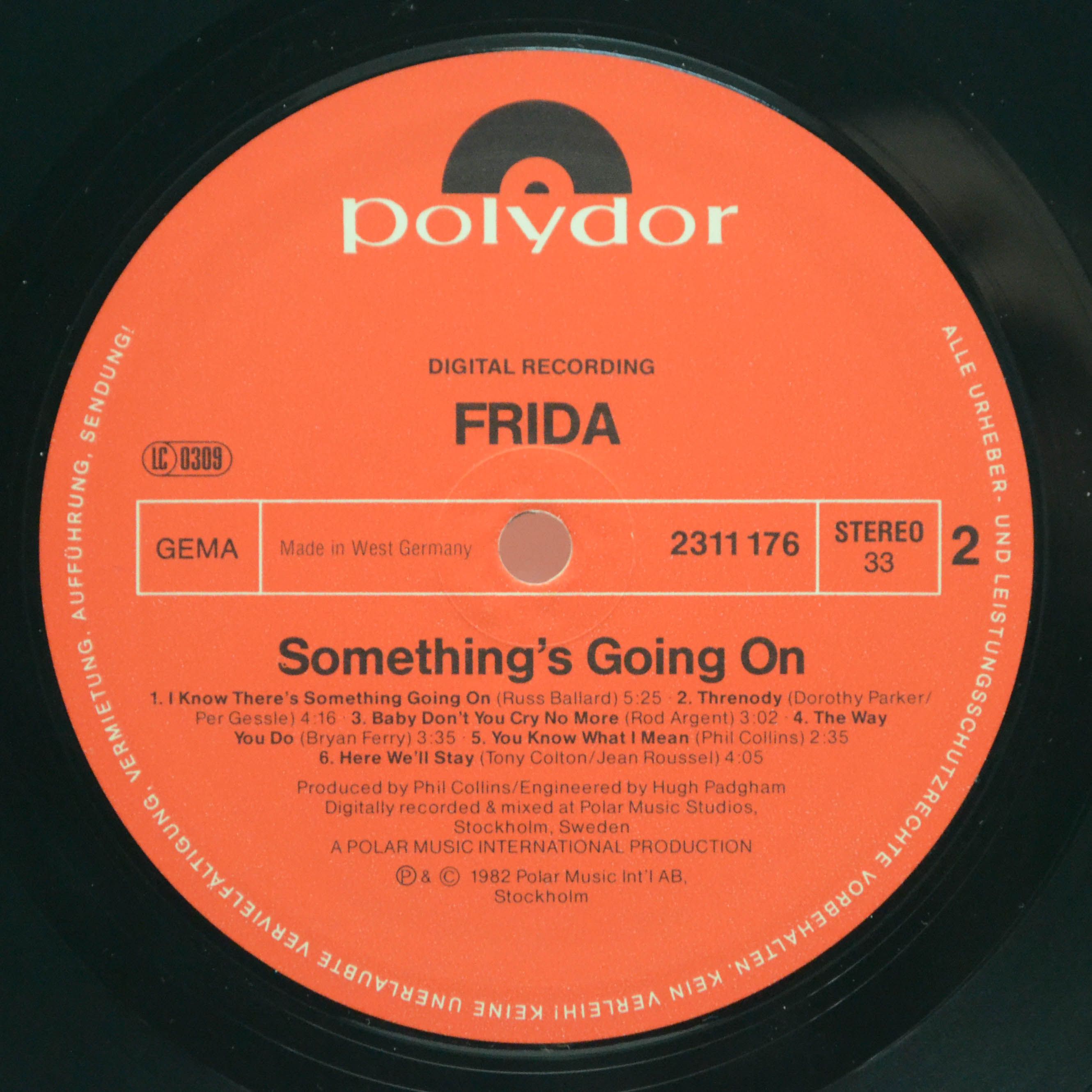 Виниловая пластинка Frida — Something's Going On, 1982