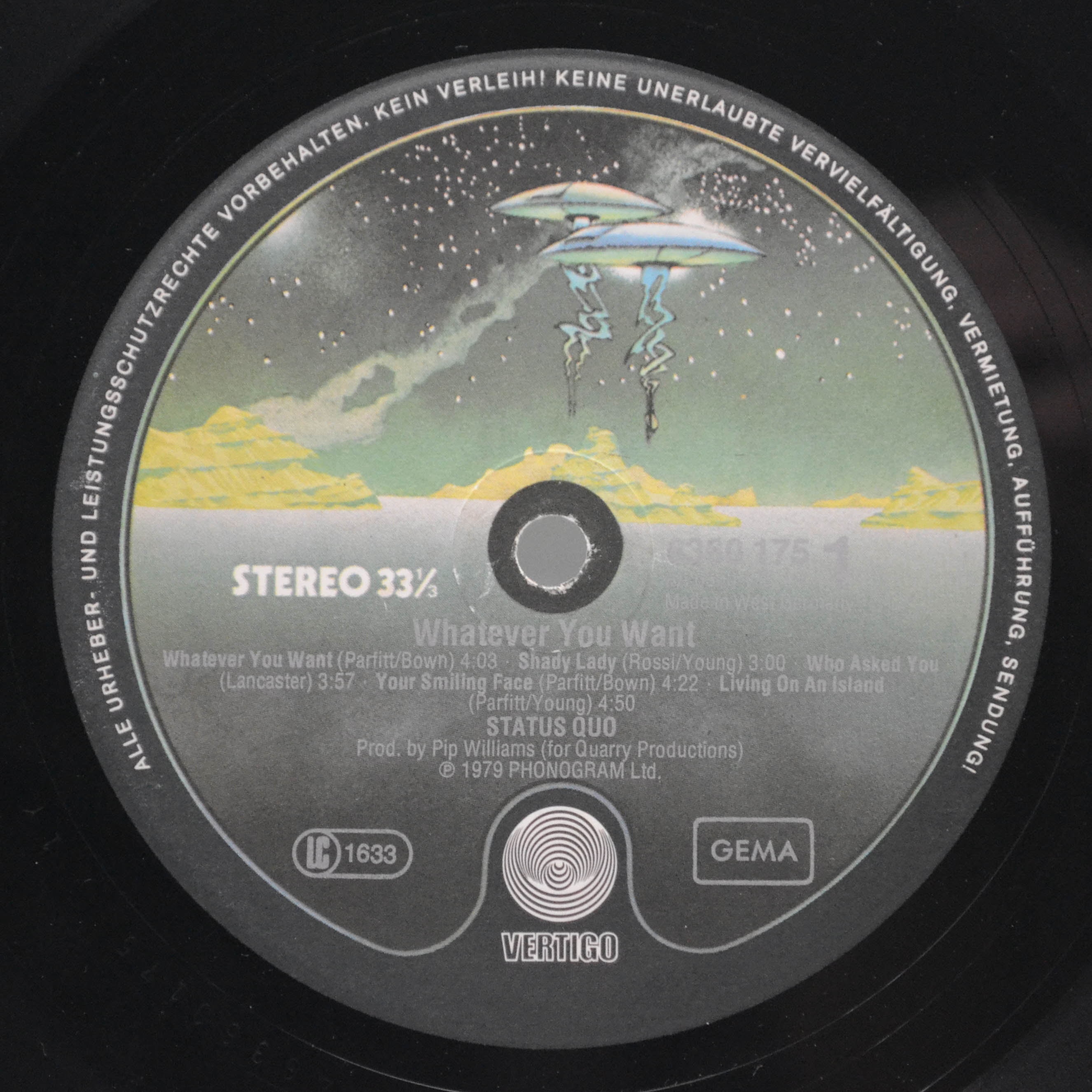 Виниловая пластинка Status Quo — Whatever You Want, 1979