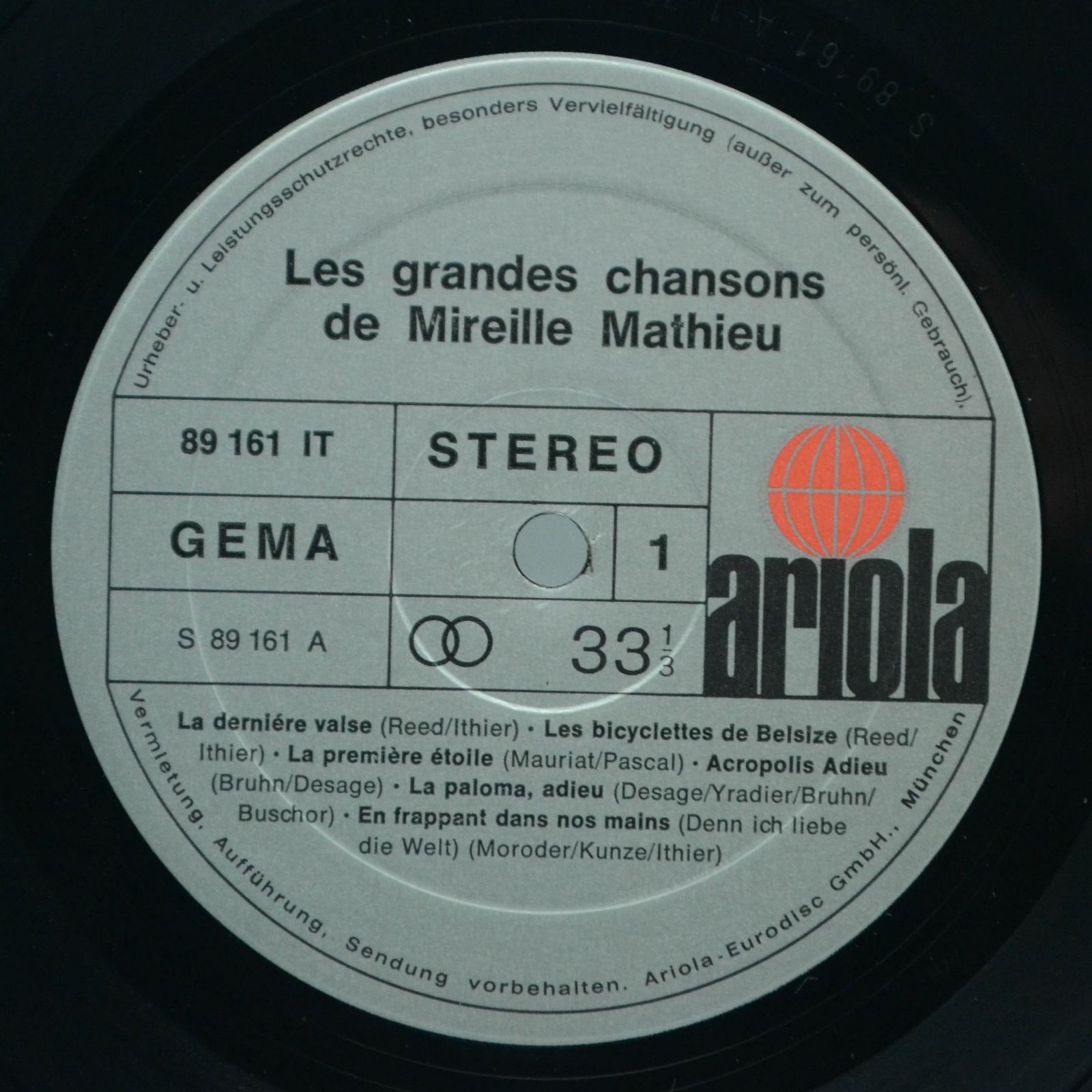 Mireille Mathieu — Les Grandes Chansons, 1975