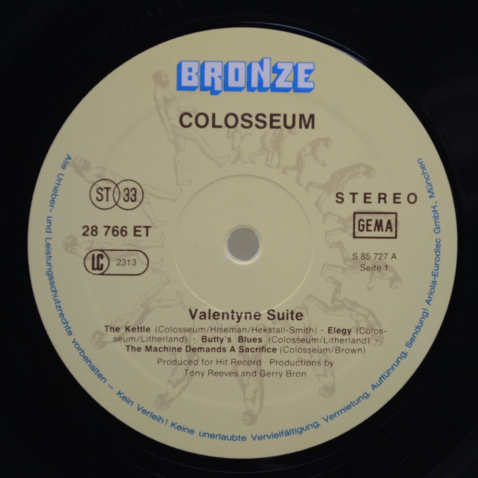 Виниловая пластинка Colosseum — Valentyne Suite, 1969