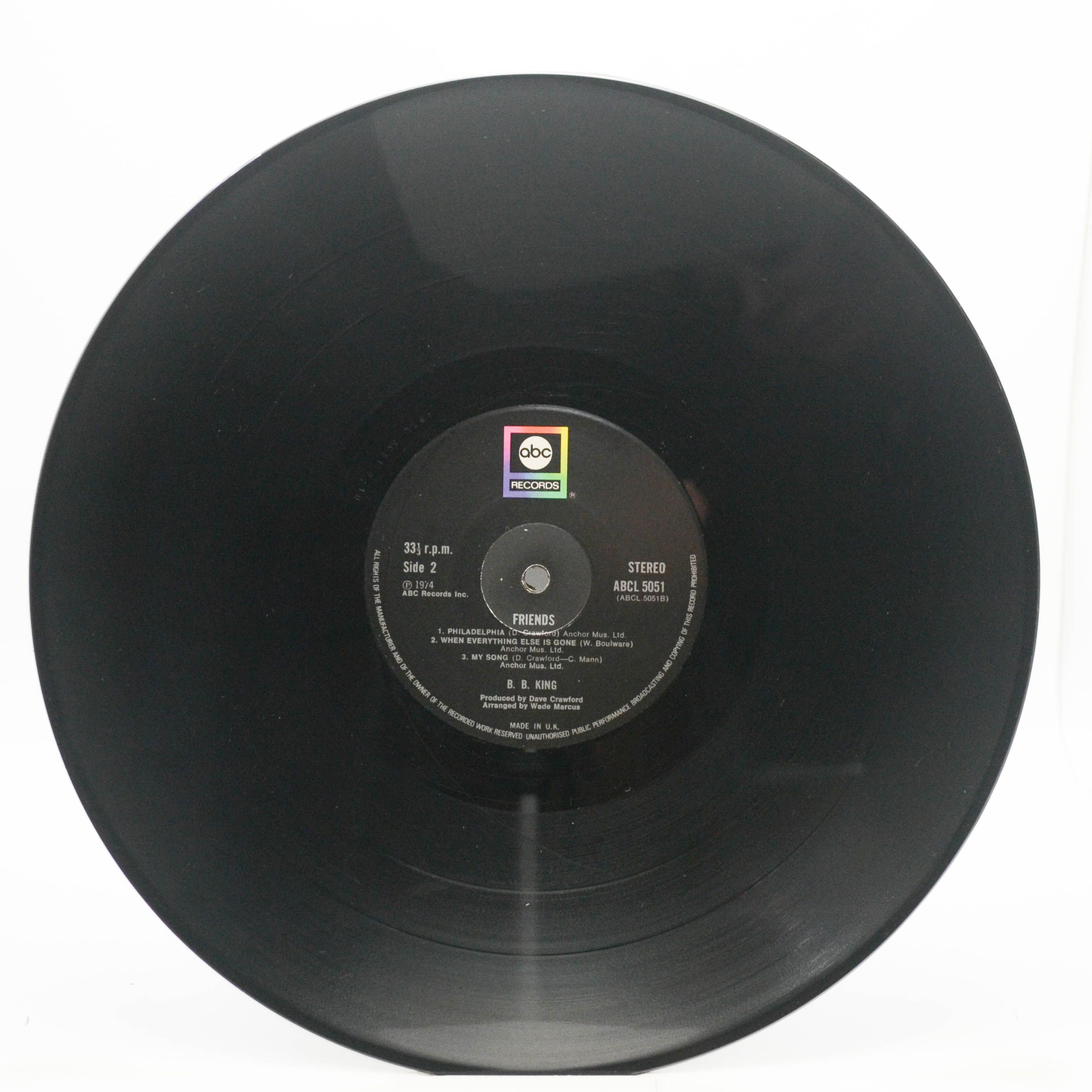 B.B. King — Friends (UK), 1974