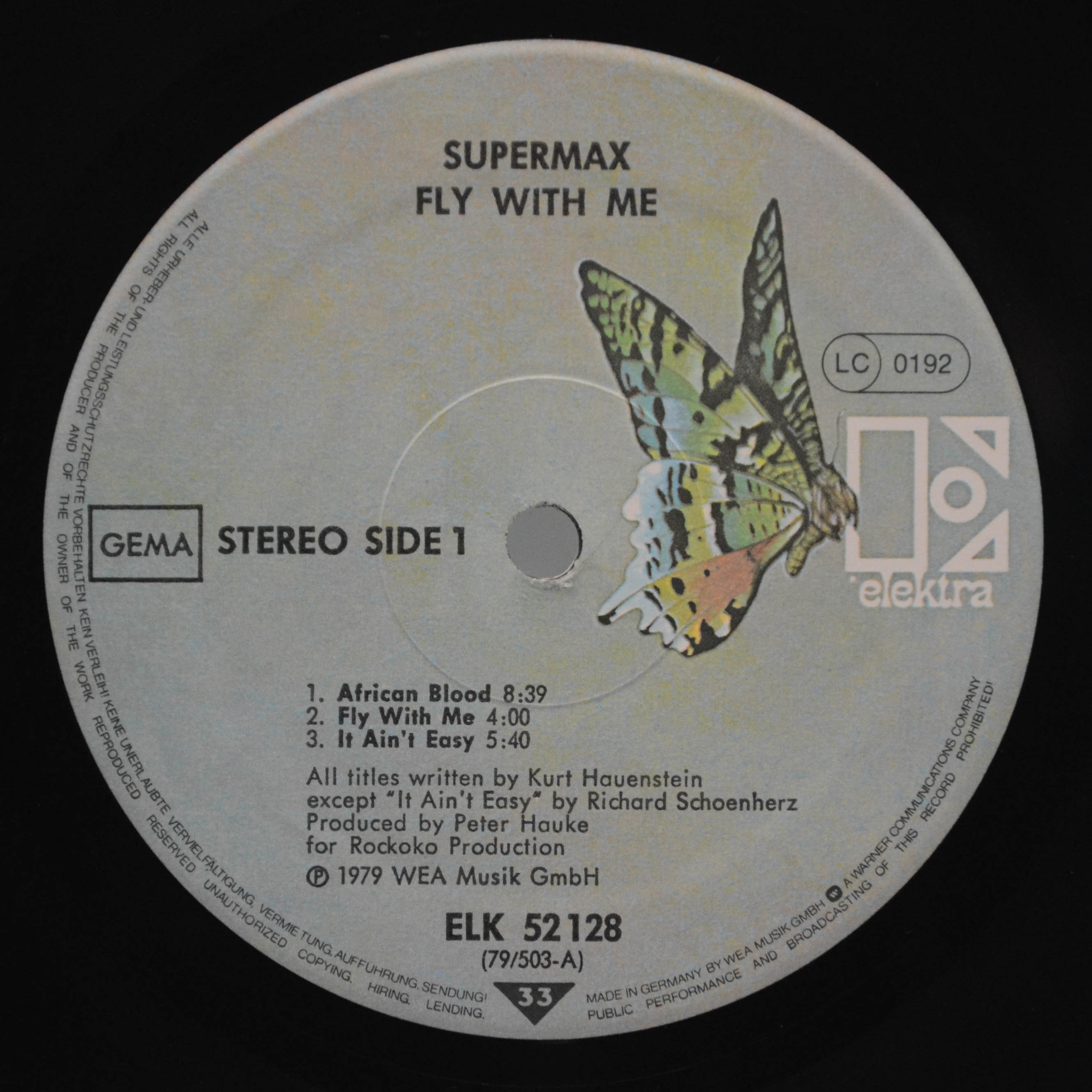 Supermax — Fly With Me, 1979