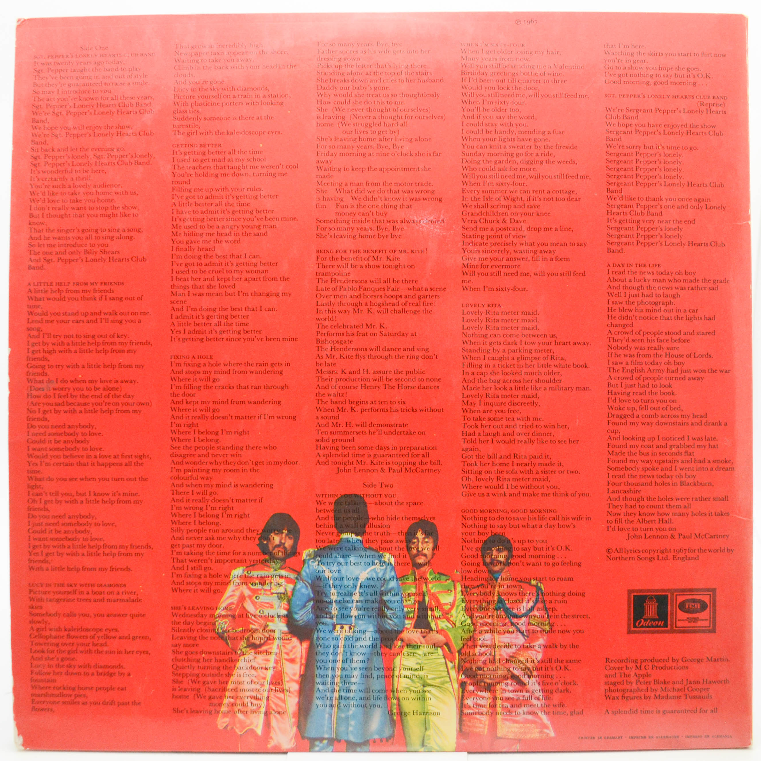 Beatles — Sgt. Pepper's Lonely Hearts Club Band, 1967