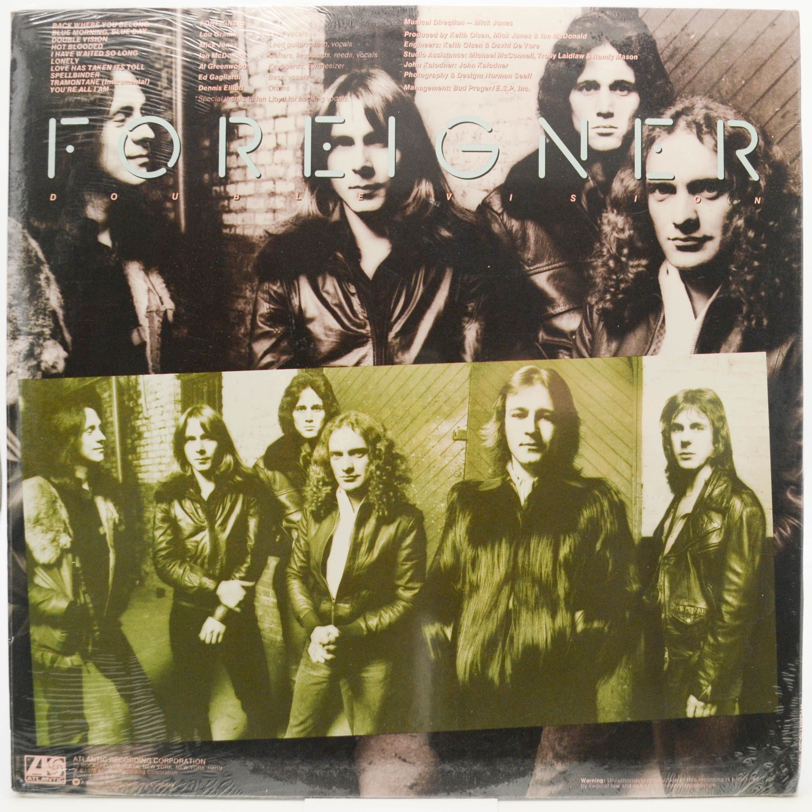 Foreigner — Double Vision (1-st, USA), 1978