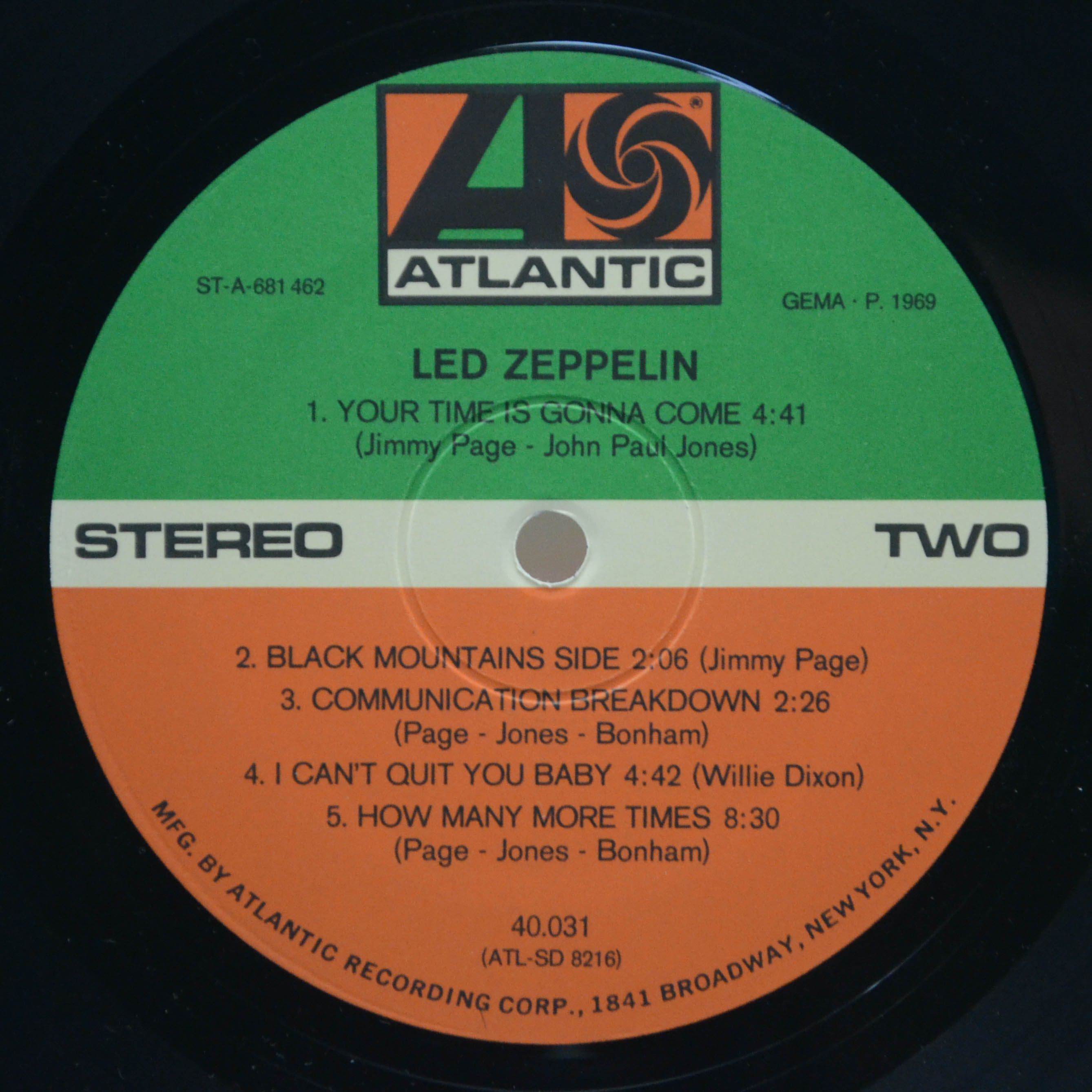 Led Zeppelin — Led Zeppelin, 1969