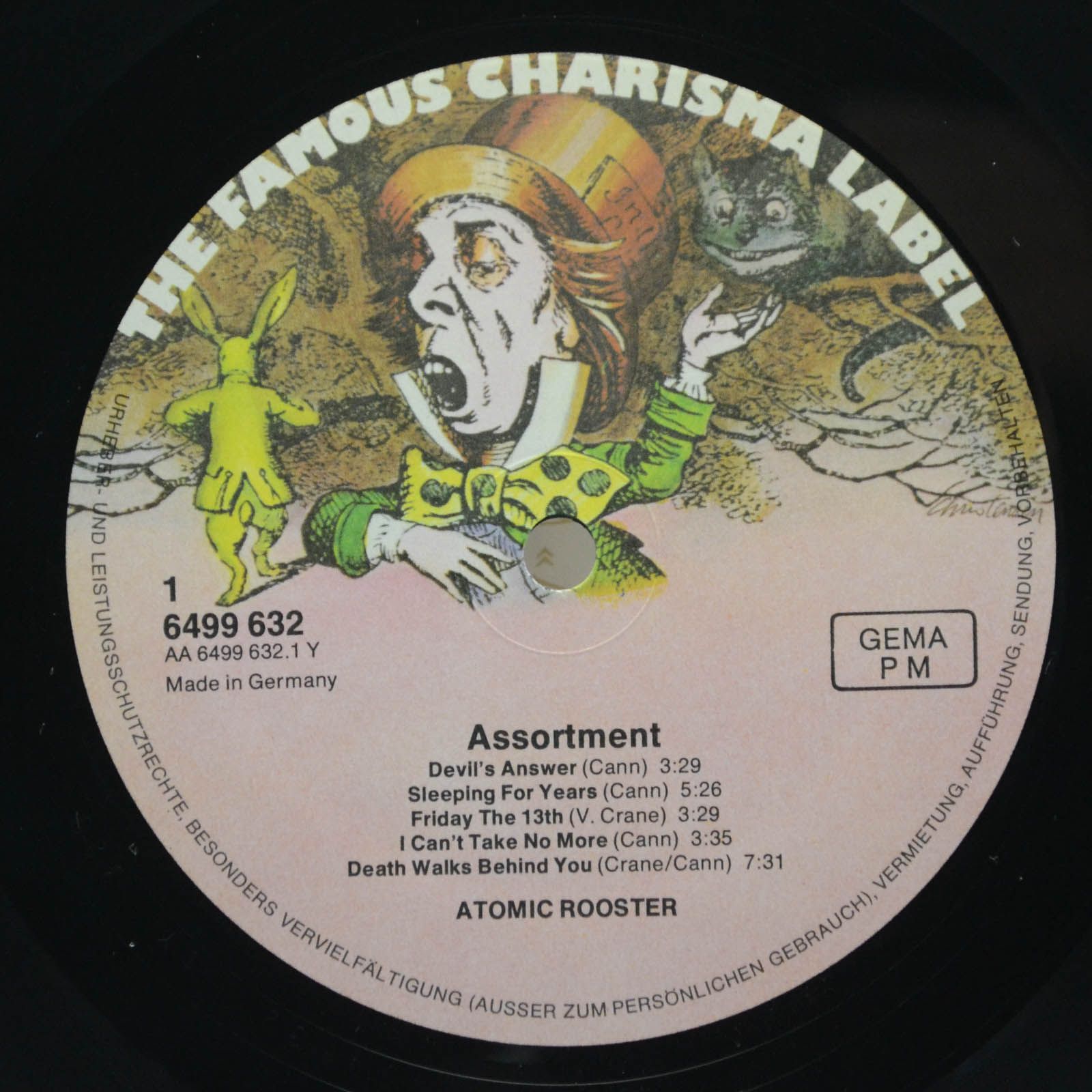 Виниловая пластинка Atomic Rooster — Assortment, 1974