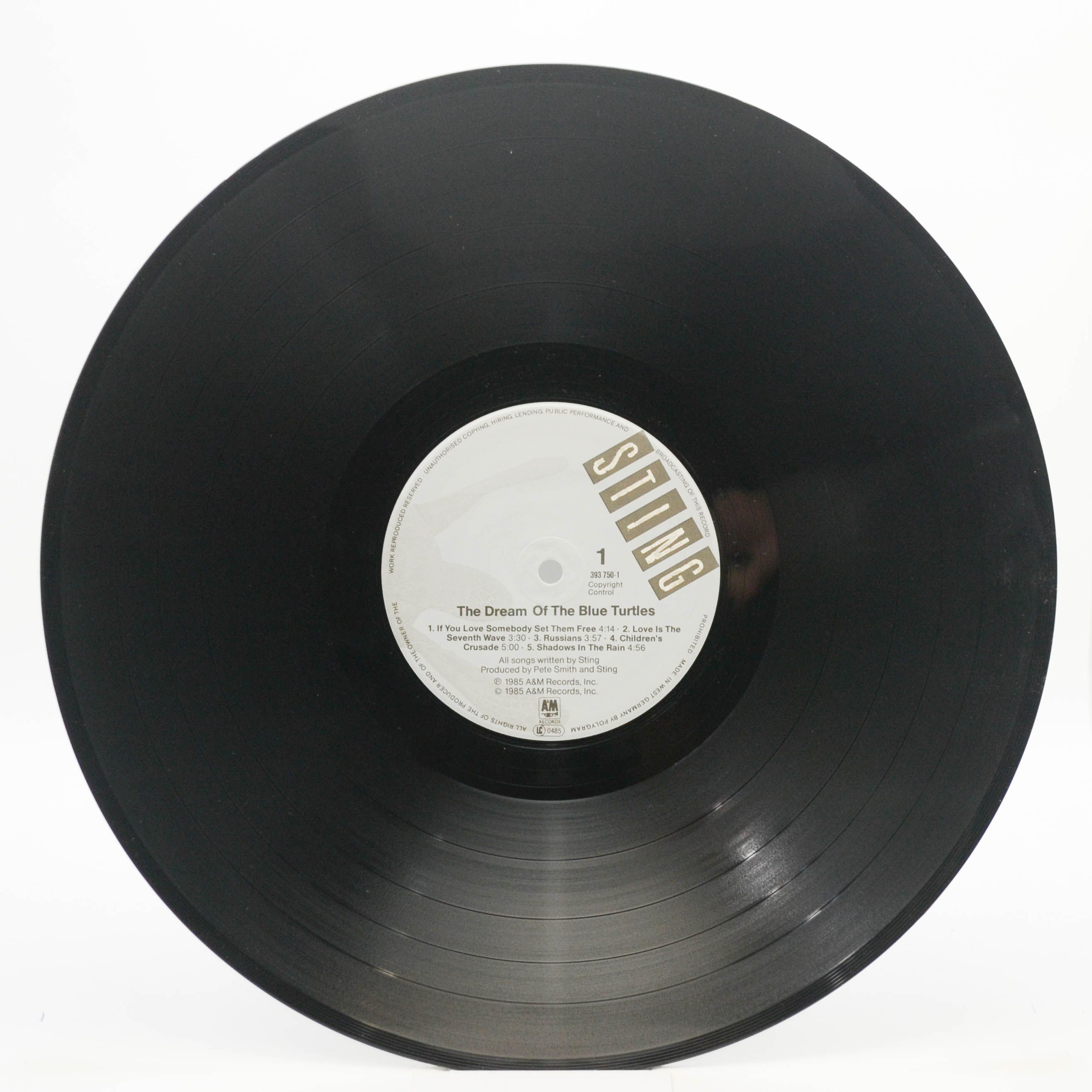 Sting — The Dream Of The Blue Turtles, 1985