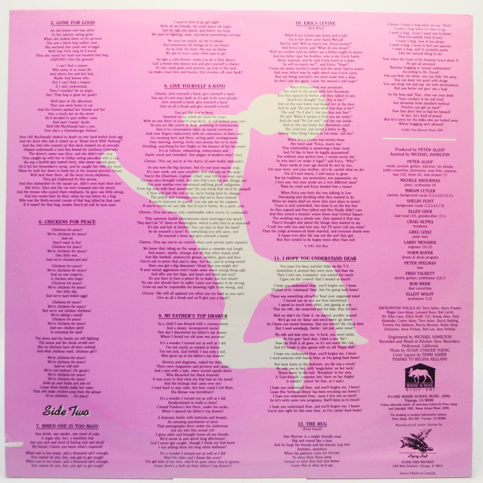 Виниловая пластинка Peter Alsop — Fan Club Favorites, 1986