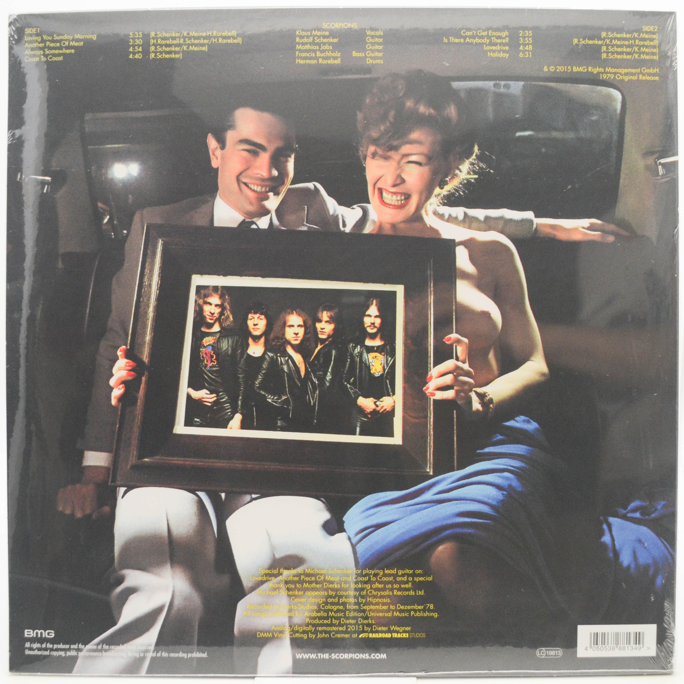 Виниловая пластинка Scorpions — Lovedrive, 1979