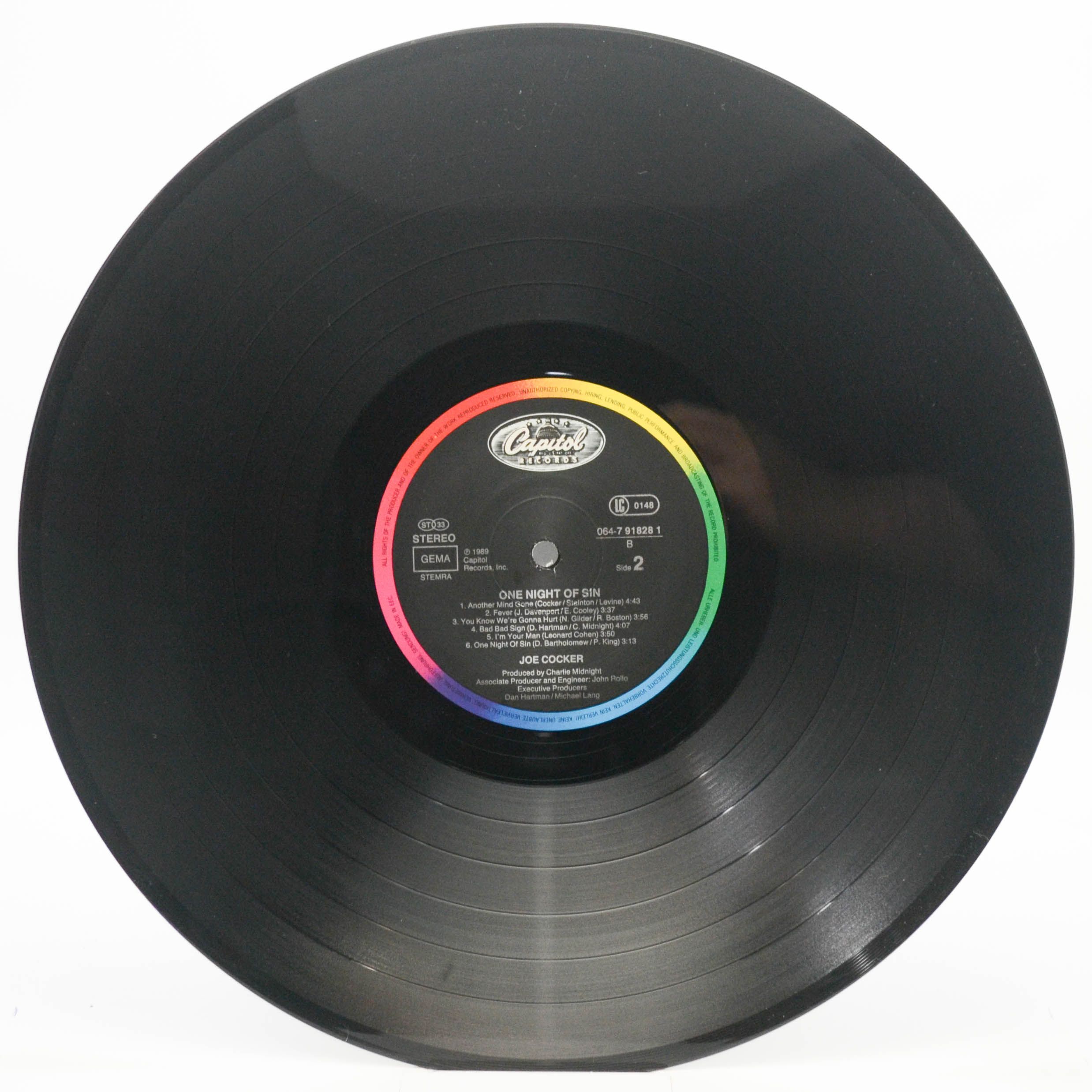 Joe Cocker — One Night Of Sin, 1989