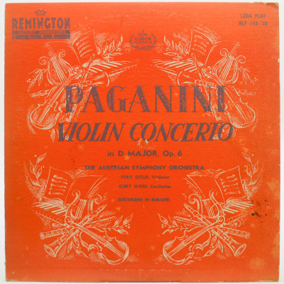 Виниловая пластинка Violin Concerto In D Major, Op. 6 (10", USA), 1951