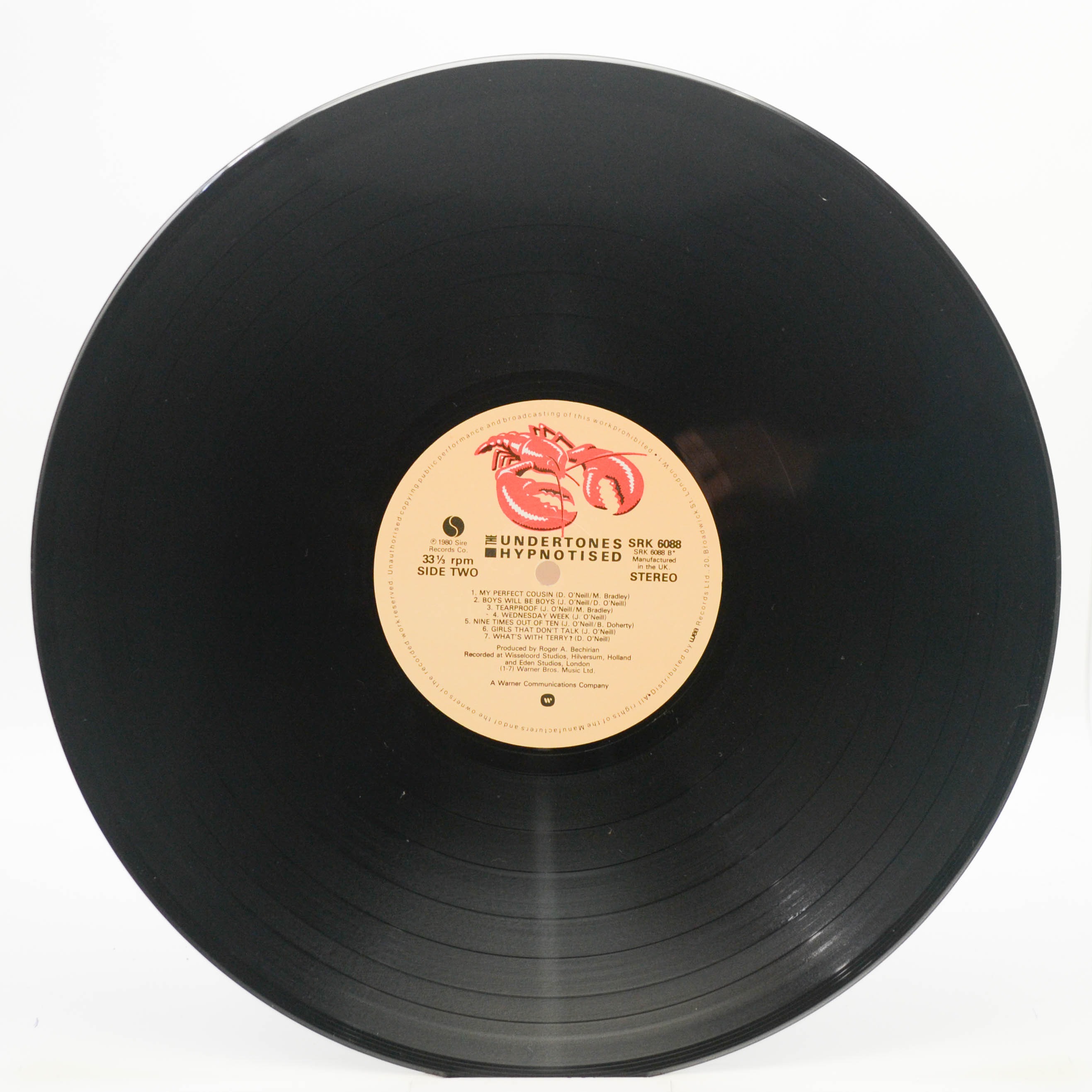 Виниловая пластинка Undertones — Hypnotised (1-st, UK), 1980