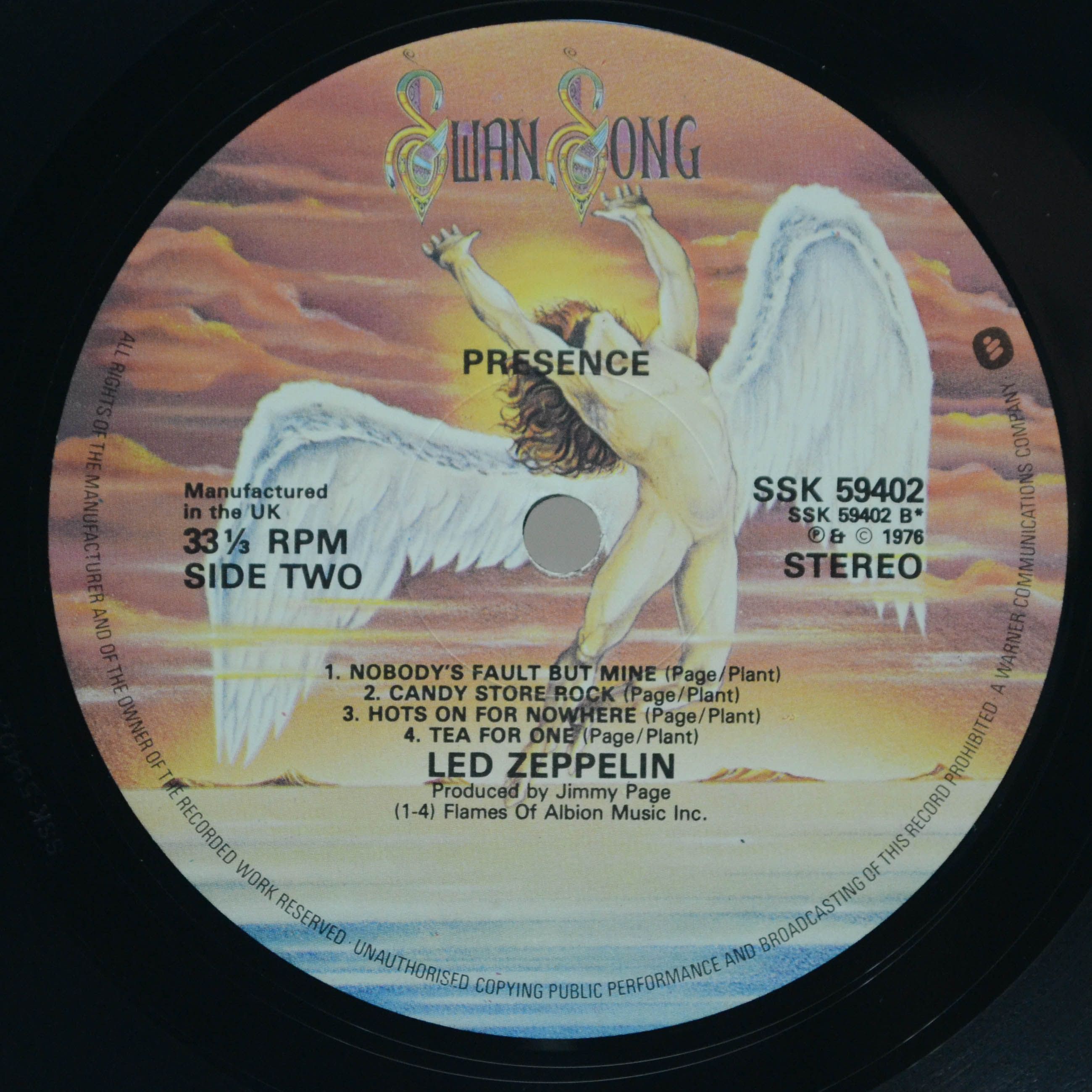 Led Zeppelin — Presence (UK), 1976