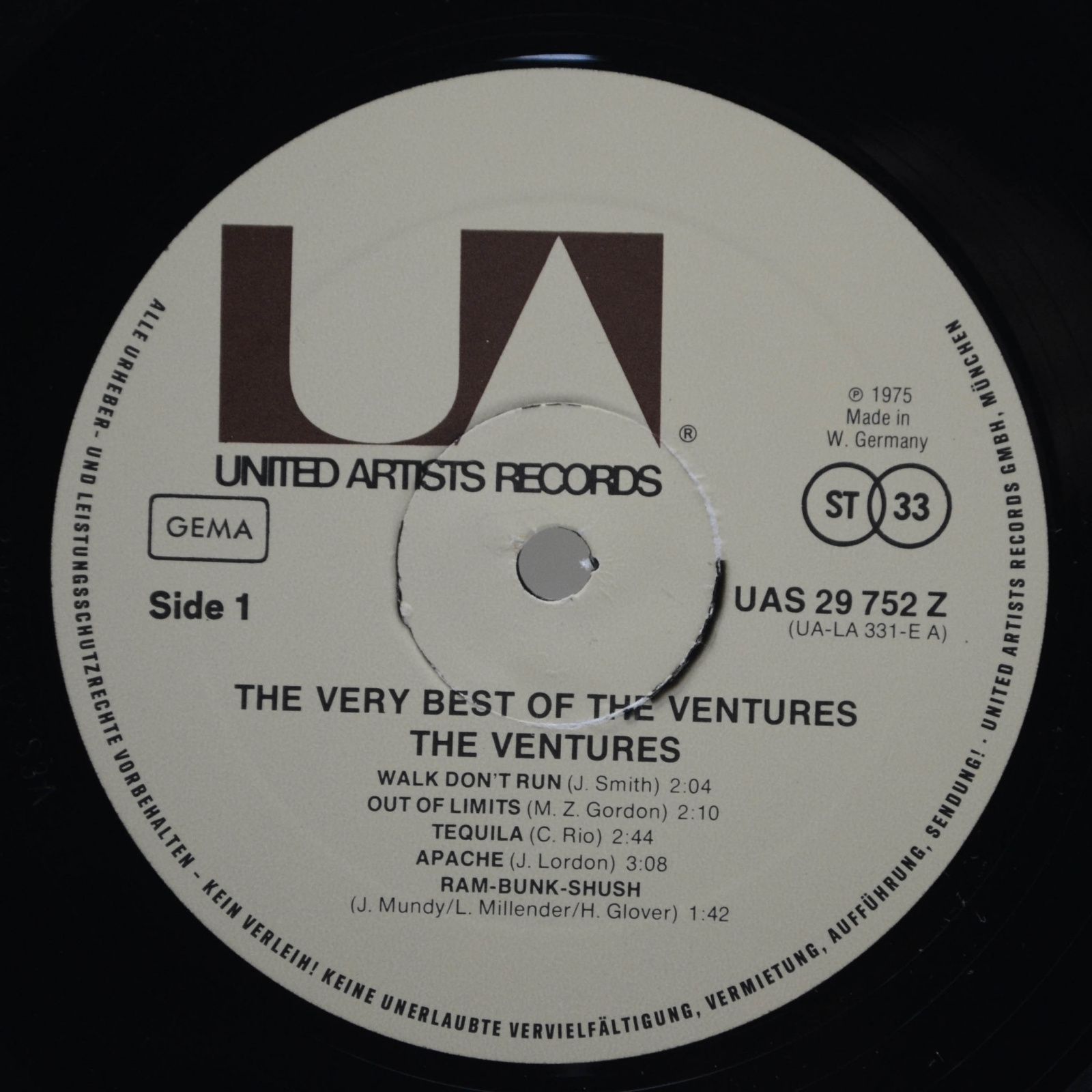 Виниловая пластинка Ventures — The Very Best Of The Ventures, 1975