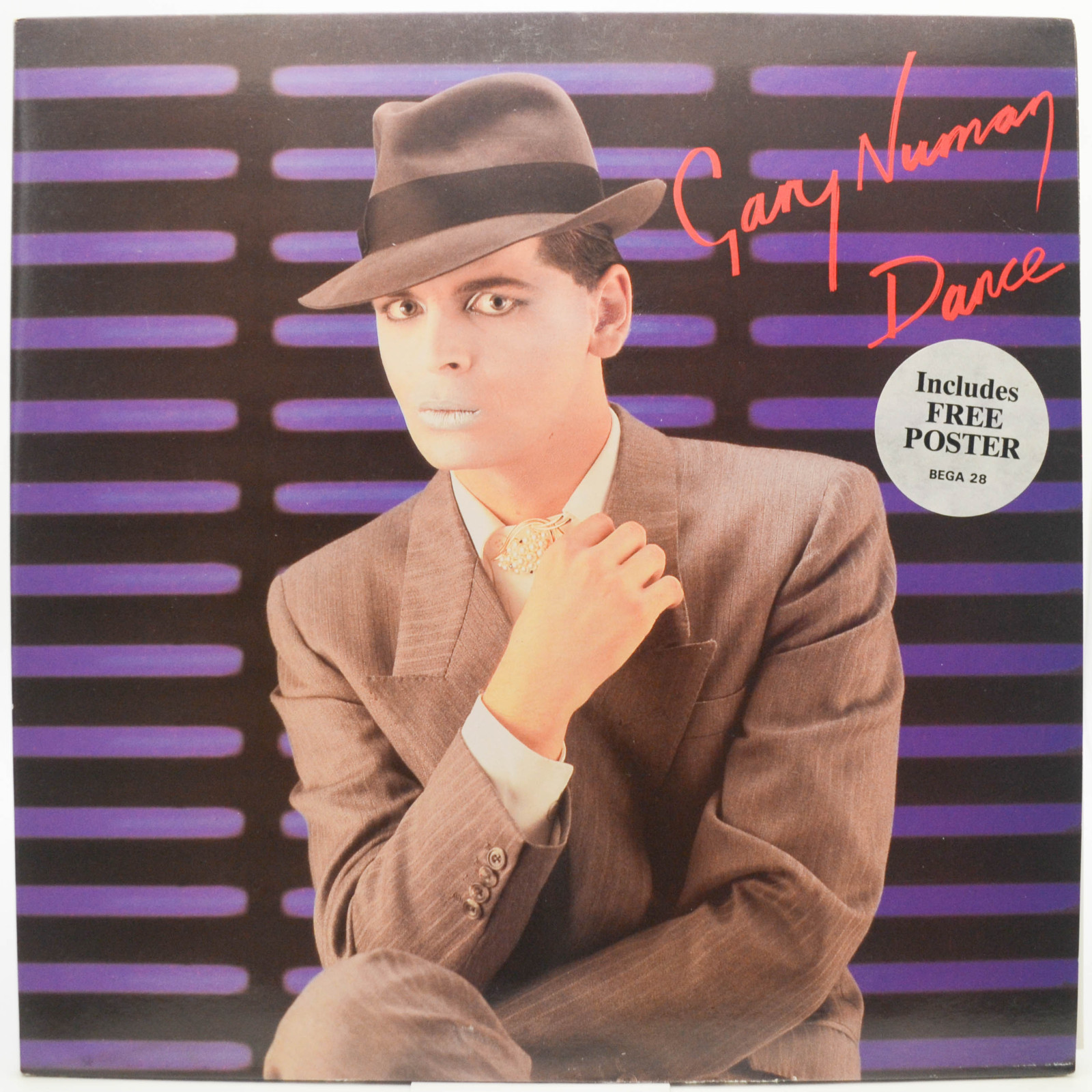 Gary Numan — Dance (1-st, UK, poster), 1981