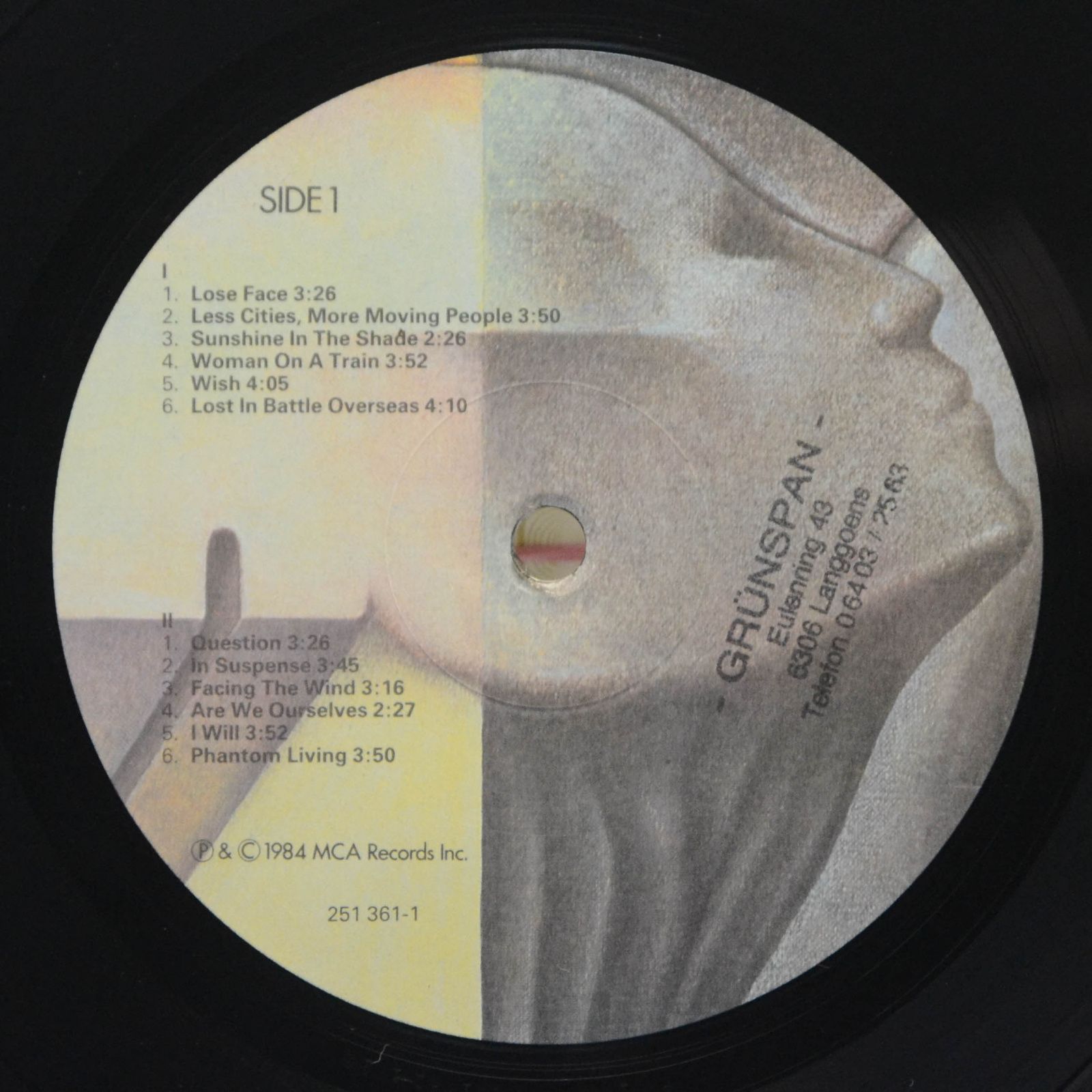 Виниловая пластинка Fixx — Phantoms, 1984