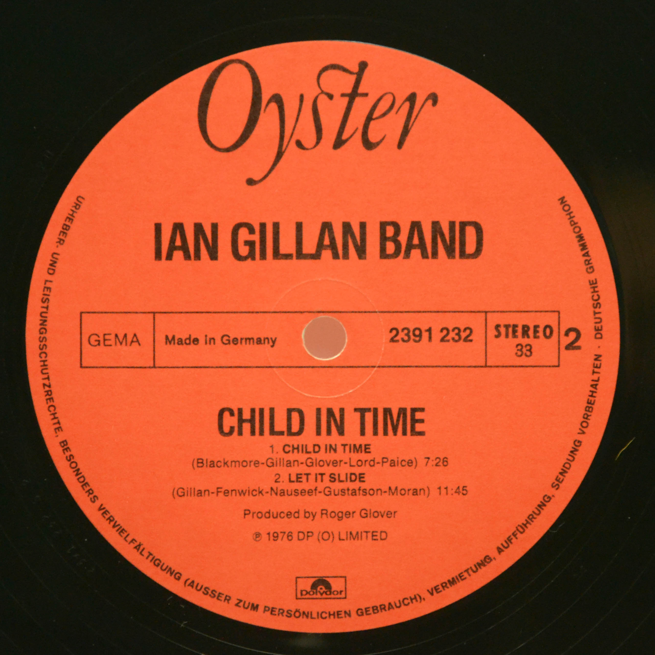 Виниловая пластинка Ian Gillan Band — Child In Time, 1976