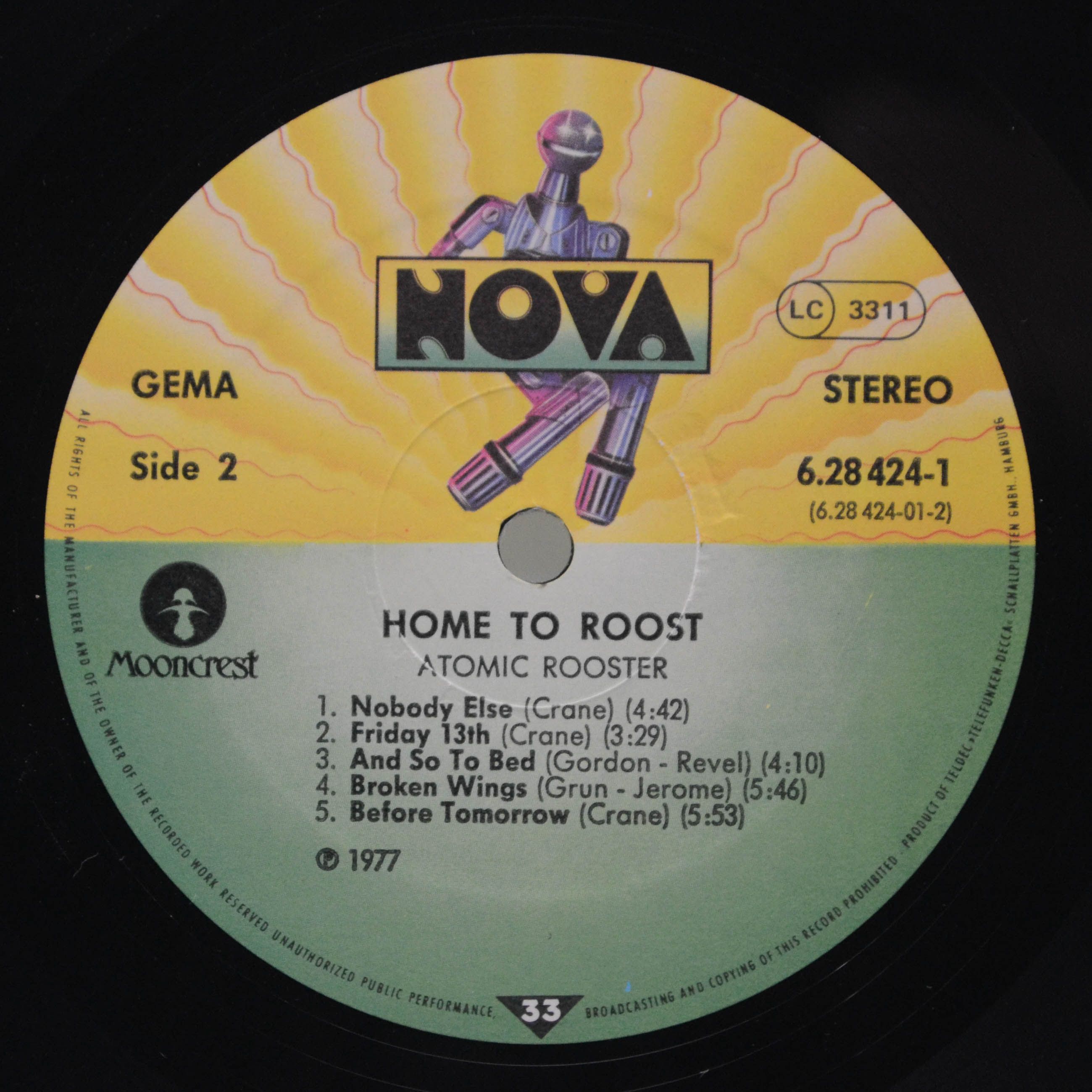 Виниловая пластинка Atomic Rooster — Home To Roost (2LP), 1977