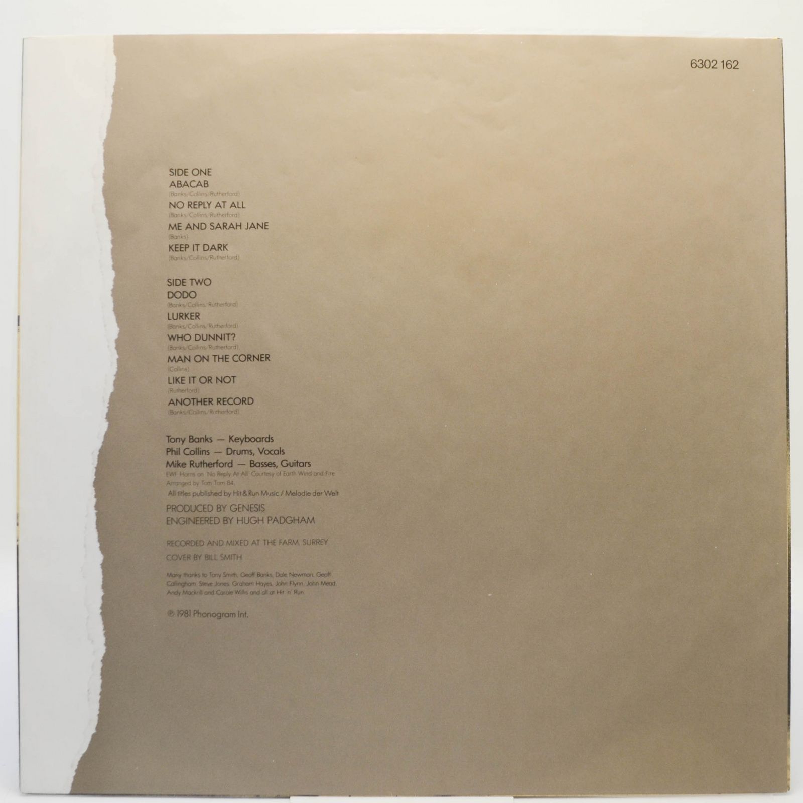 Genesis — Abacab, 1983