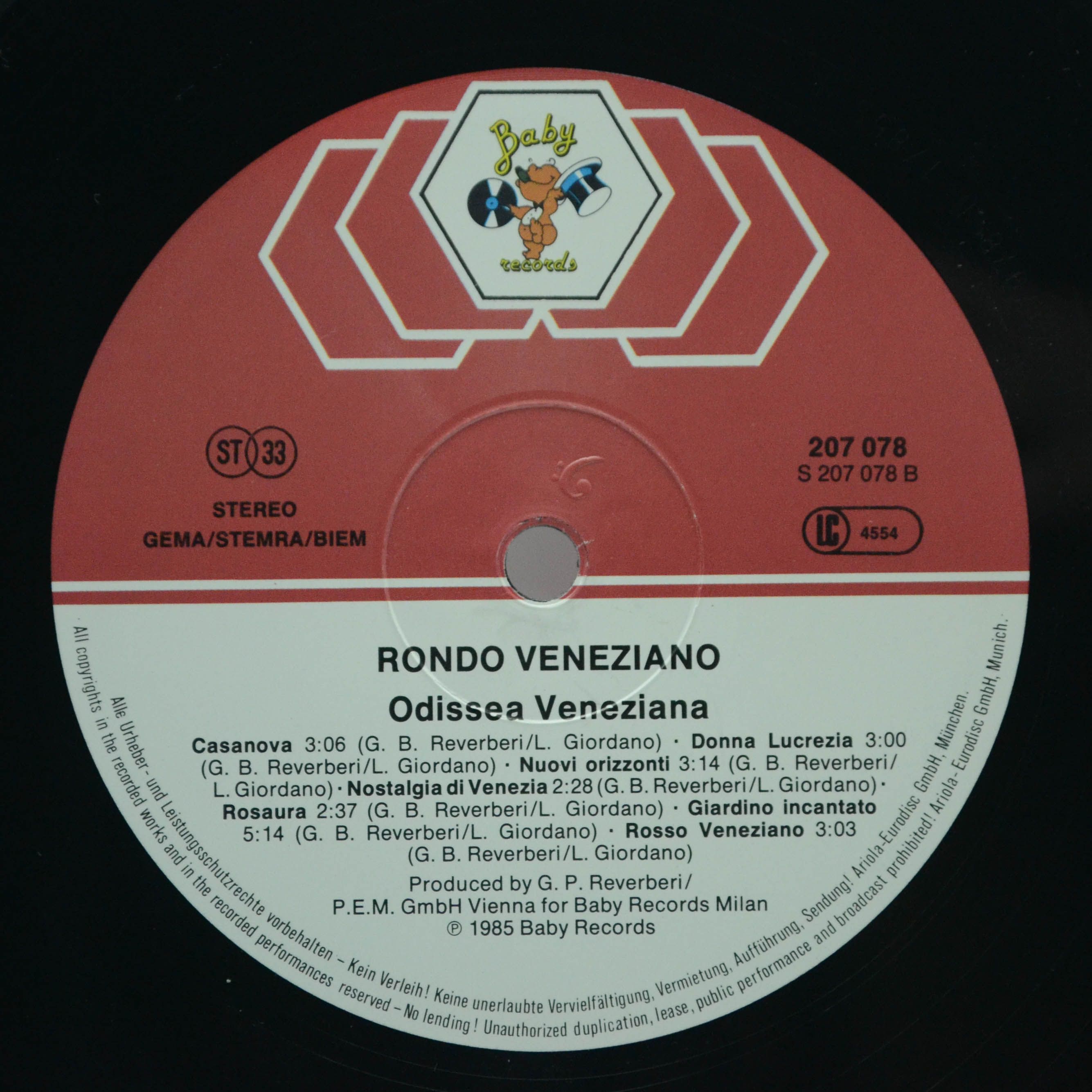 Rondo' Veneziano — Odissea Veneziana, 1985