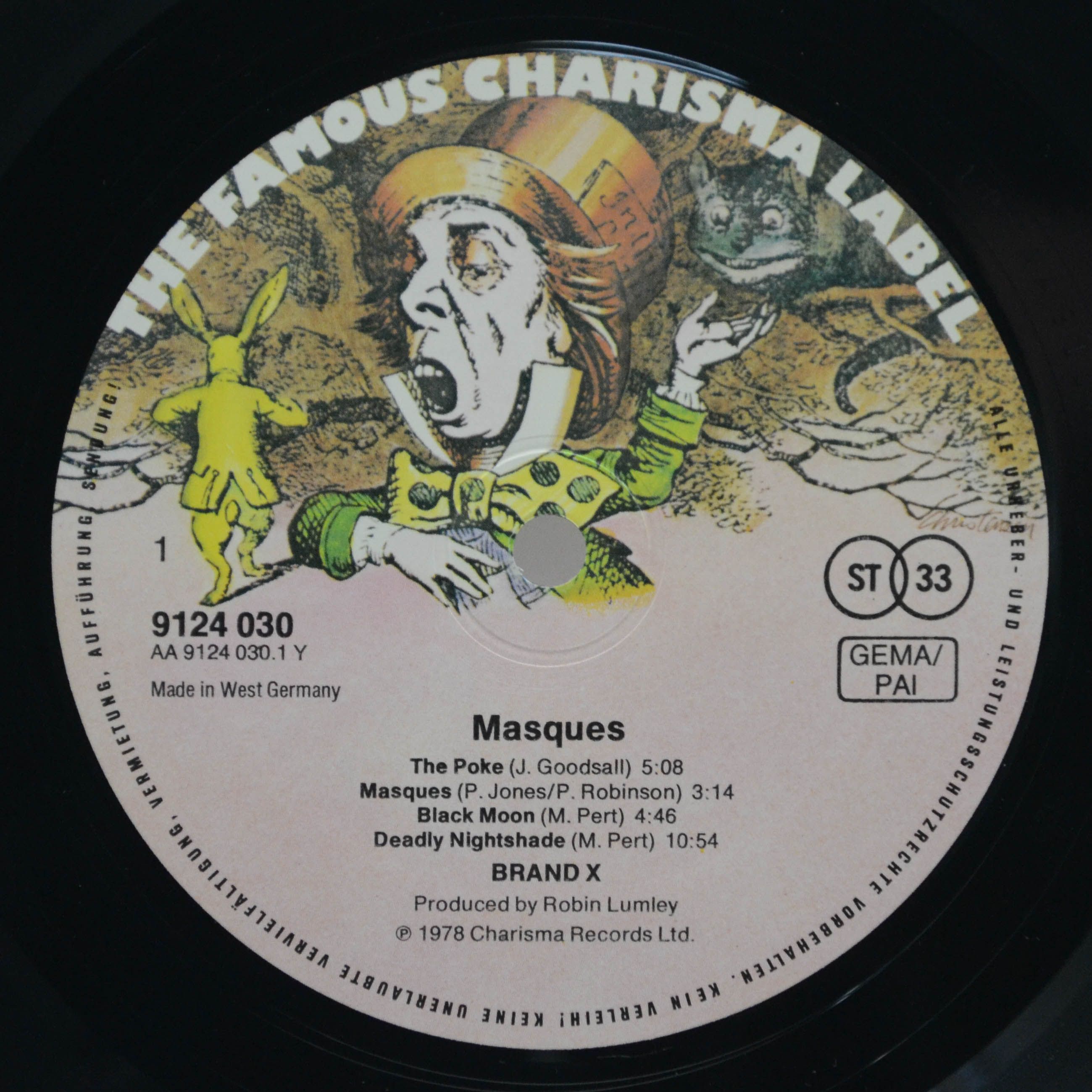 Виниловая пластинка Brand X — Masques, 1978
