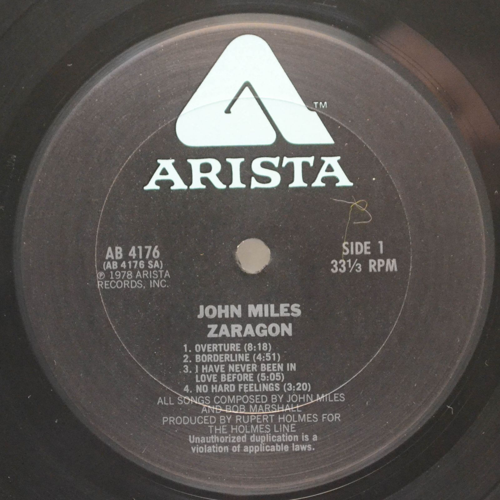 Виниловая пластинка John Miles — Zaragon (USA), 1978