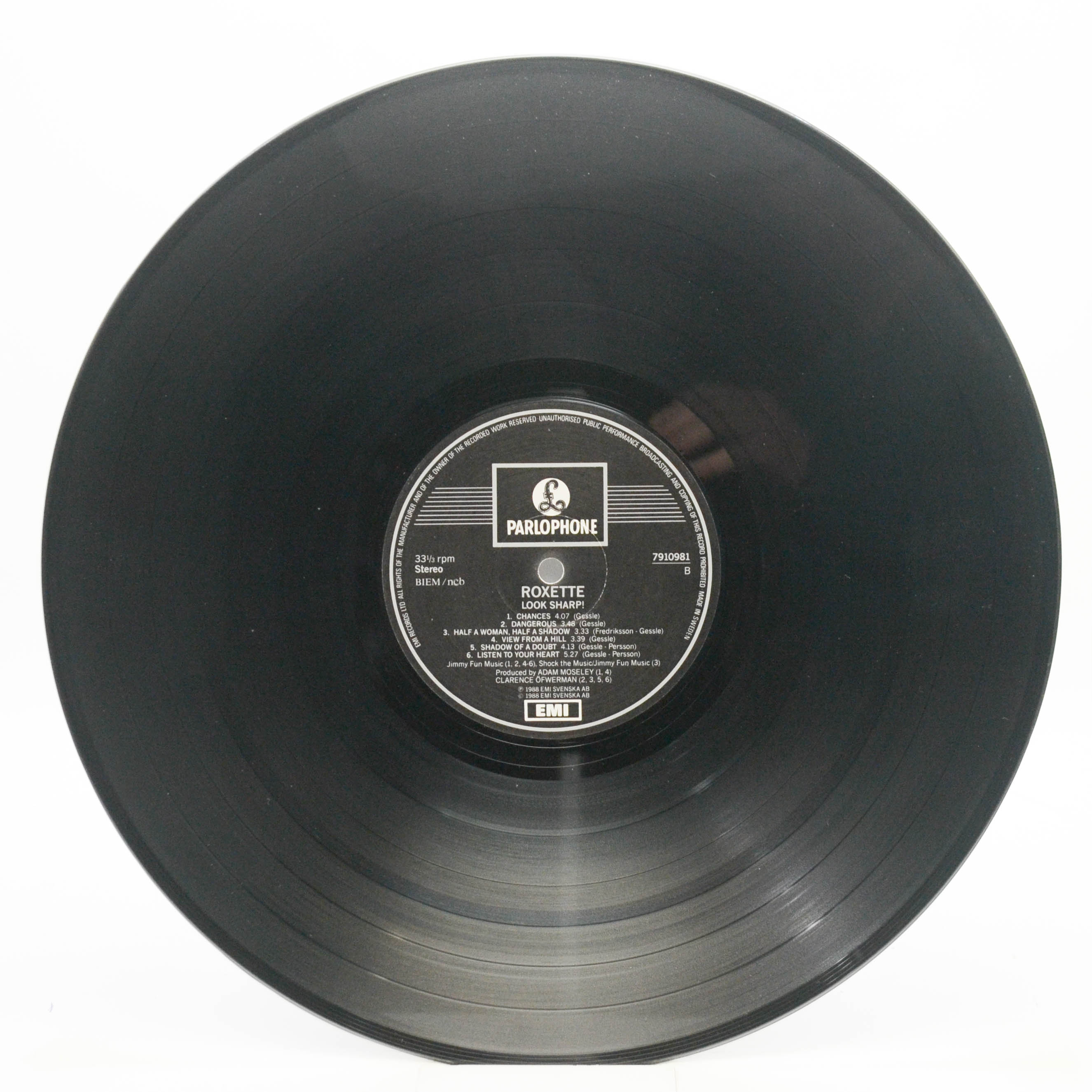 Roxette — Look Sharp! (1-st, Sweden), 1988