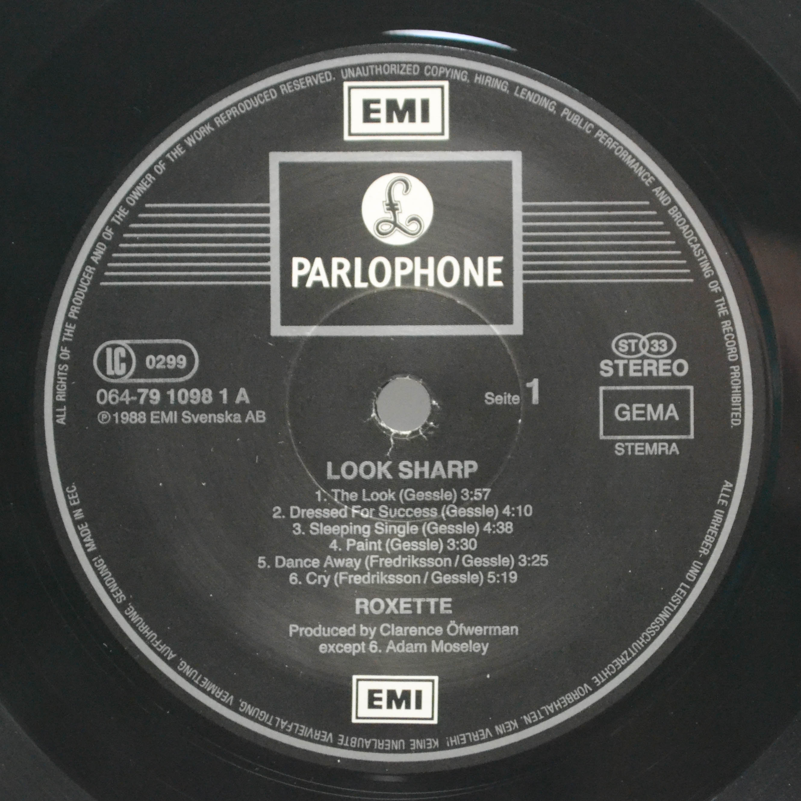 Roxette — Look Sharp!, 1988