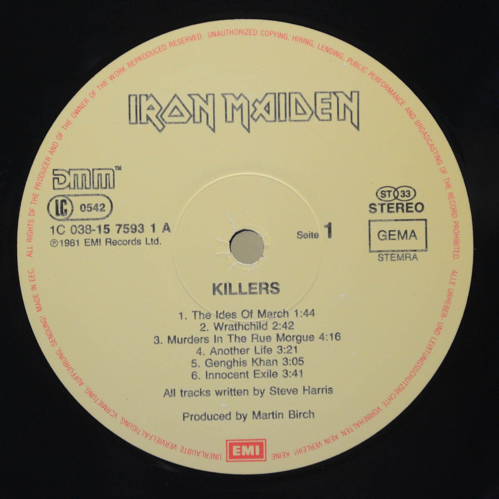 Iron Maiden — Killers, 1981