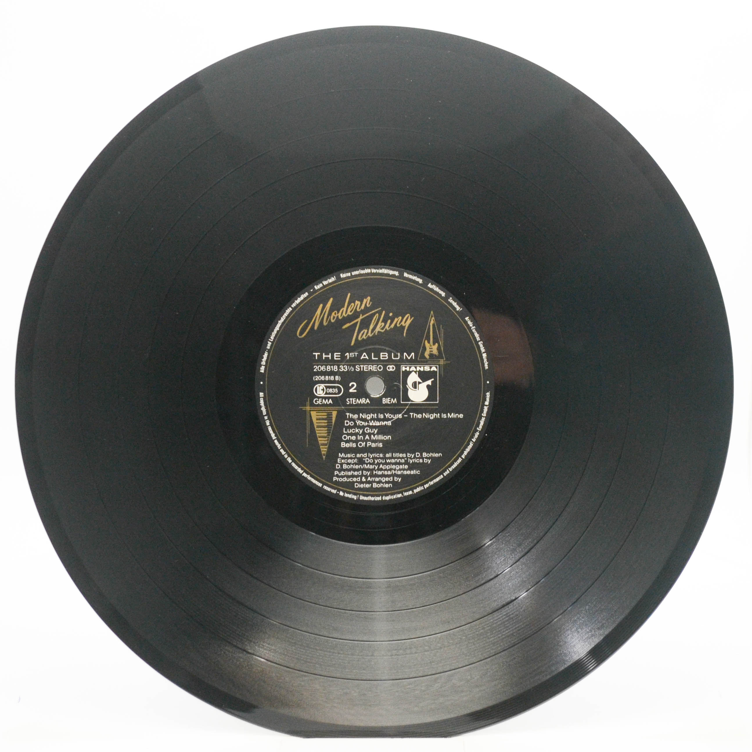 Виниловая пластинка Modern Talking — The 1st Album, 1985