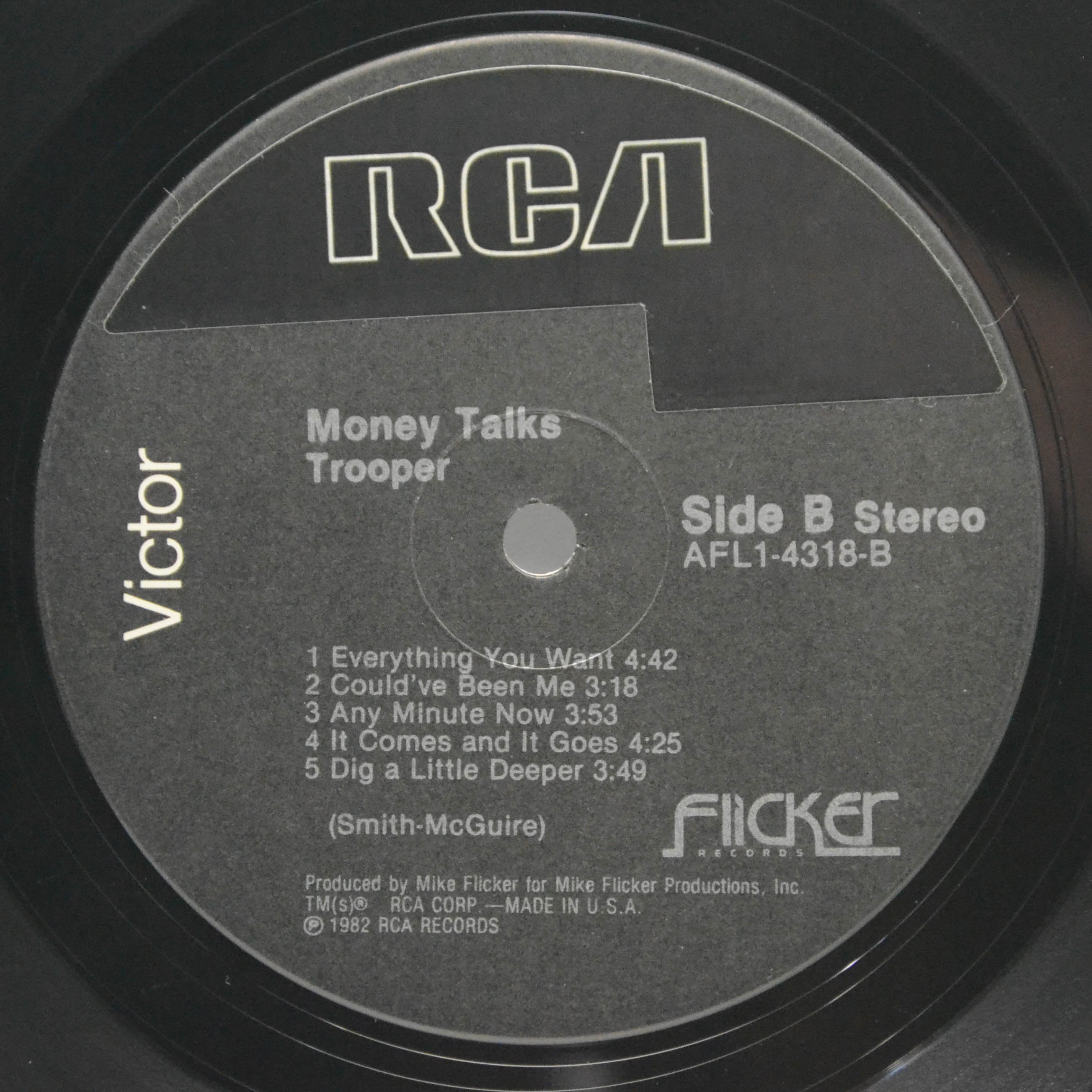Trooper — Money Talks (USA), 1982
